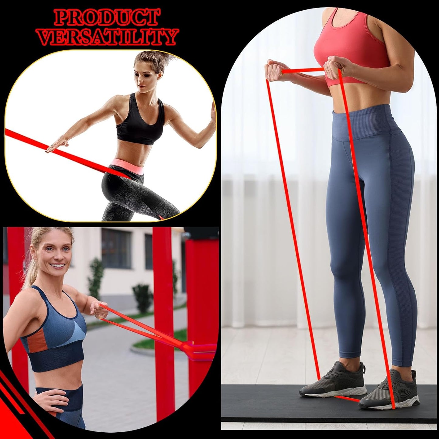8 Pcs Resistance Bands Pull up Bands Pull up Assistance Bands Exercise Workout Bands for Working Out Muscle Training Physical Therapy Muscle Training Men and Women
