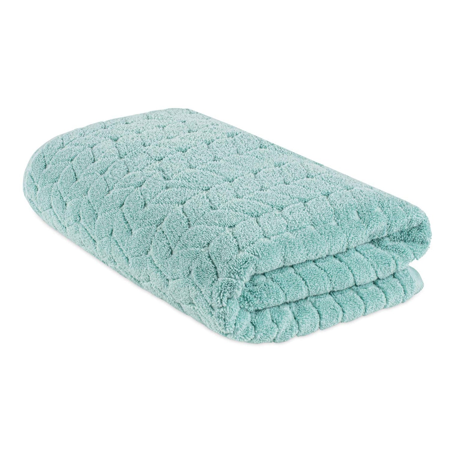 BAGNO MILANO Turkish Cotton Ultra-Soft Plush Absorbent Quick Dry Bathroom Towel Set, Made in Turkey (Petrol Blue, 6 pcs Towel Set)