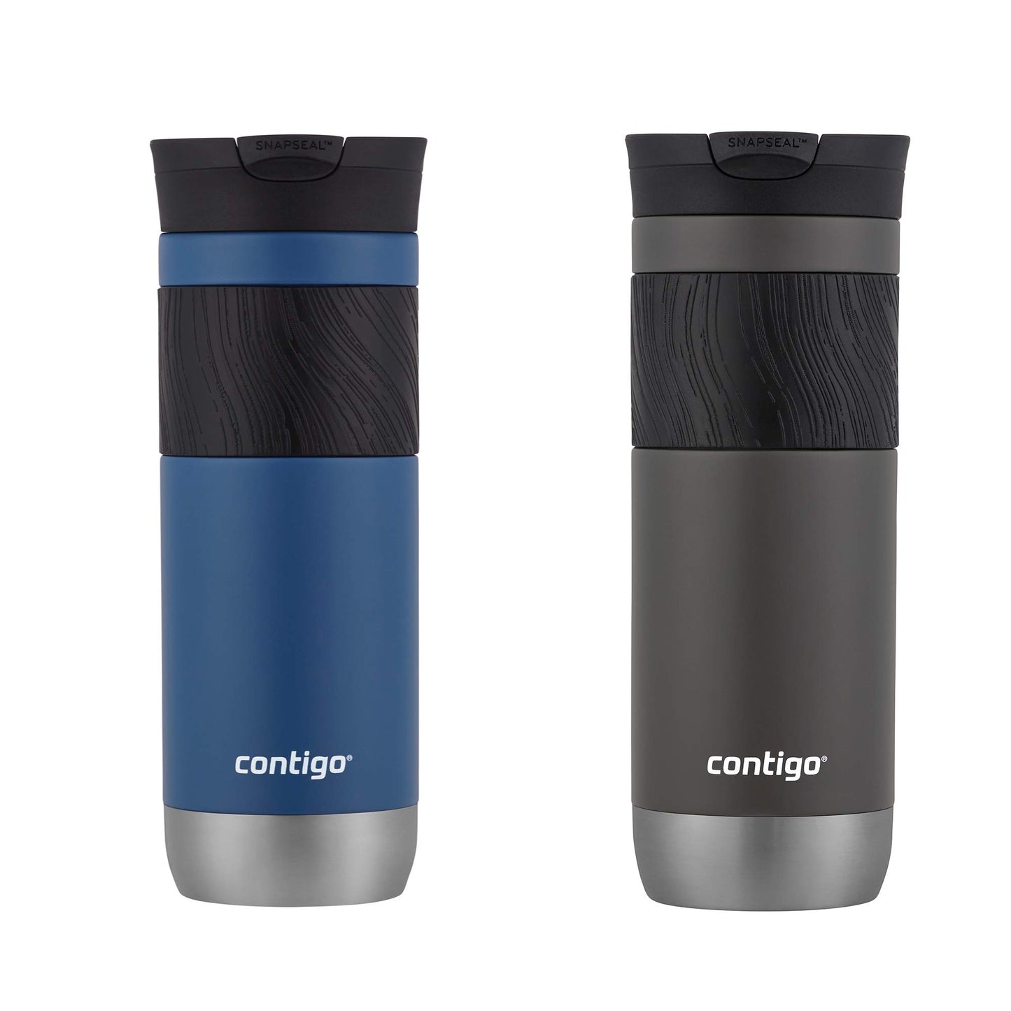 Contigo Byron Vacuum-Insulated Stainless Steel Travel Mug, 20oz - Leak-Proof Lid, BPA-Free, Blue Corn - Perfect Reusable Cup for Coffee or Water; hot and cold beverage holder