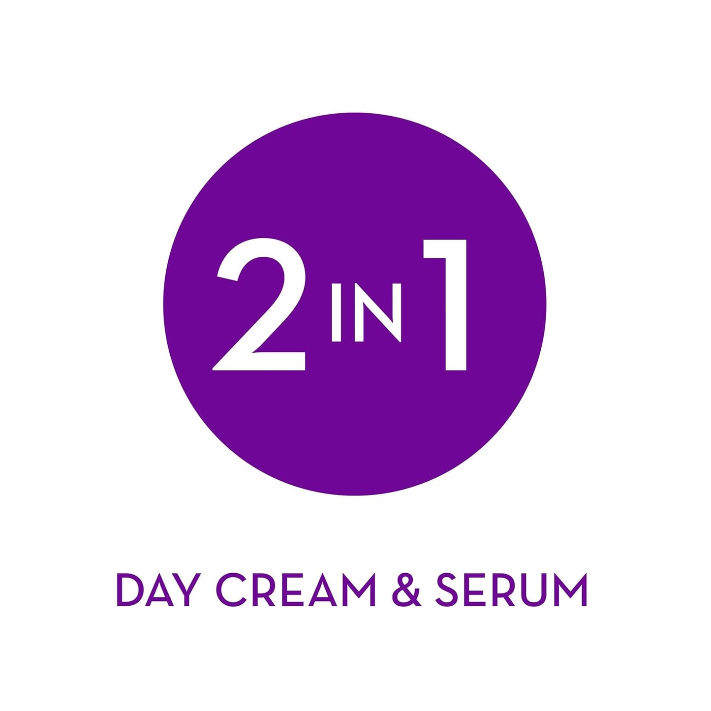 Olay Face Serum, Age Defying Anti-Wrinkle 2-in-1 Day Cream - Anti-Aging, Anti-Wrinkle, Smooths Fine Lines and Wrinkles, Firming, Lifting - Niacinamide, Glycerin, Aloe Vera, 1.7 Oz