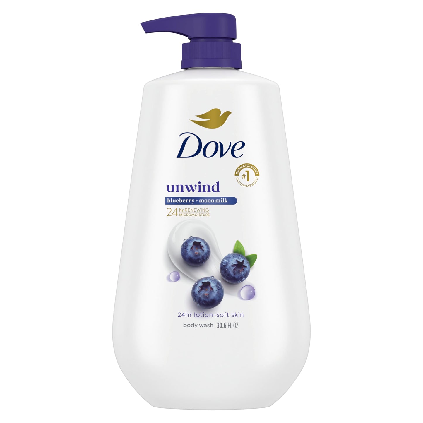 Dove Body Wash with Pump Pamper Shea Butter & Vanilla for 24hr Lotion-Soft Skin Moisturizing Skin Cleanser with No Sulfates No Parabens 30.6 oz