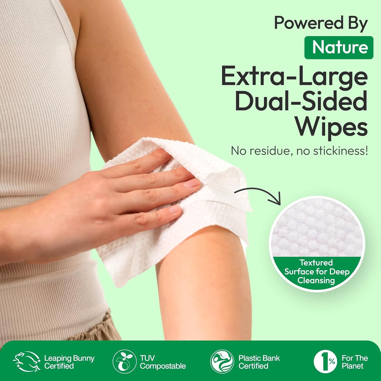 FOMIN Travel Deodorant Wipes - 30 Count - Cucumber and Aloe pH Balanced, Hypoallergenic Mini Deodorant Wipes For Women and Men - Plastic-Free, Individually Wrapped Underarm & Body Wipes