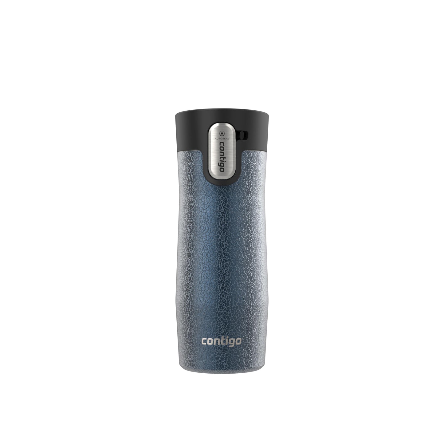 Contigo West Loop Stainless Steel Travel Mug with AUTOSEAL Lid, 16oz., Stainless Steel/Black