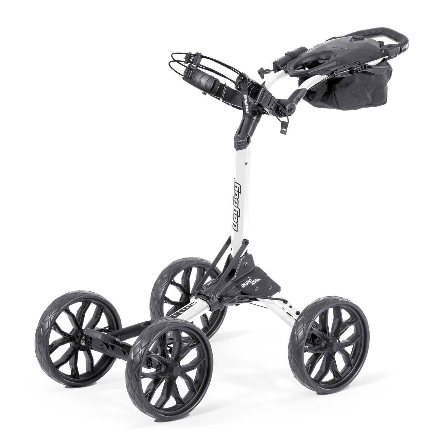 Bag Boy Quad Pro Push Cart, Green/Black