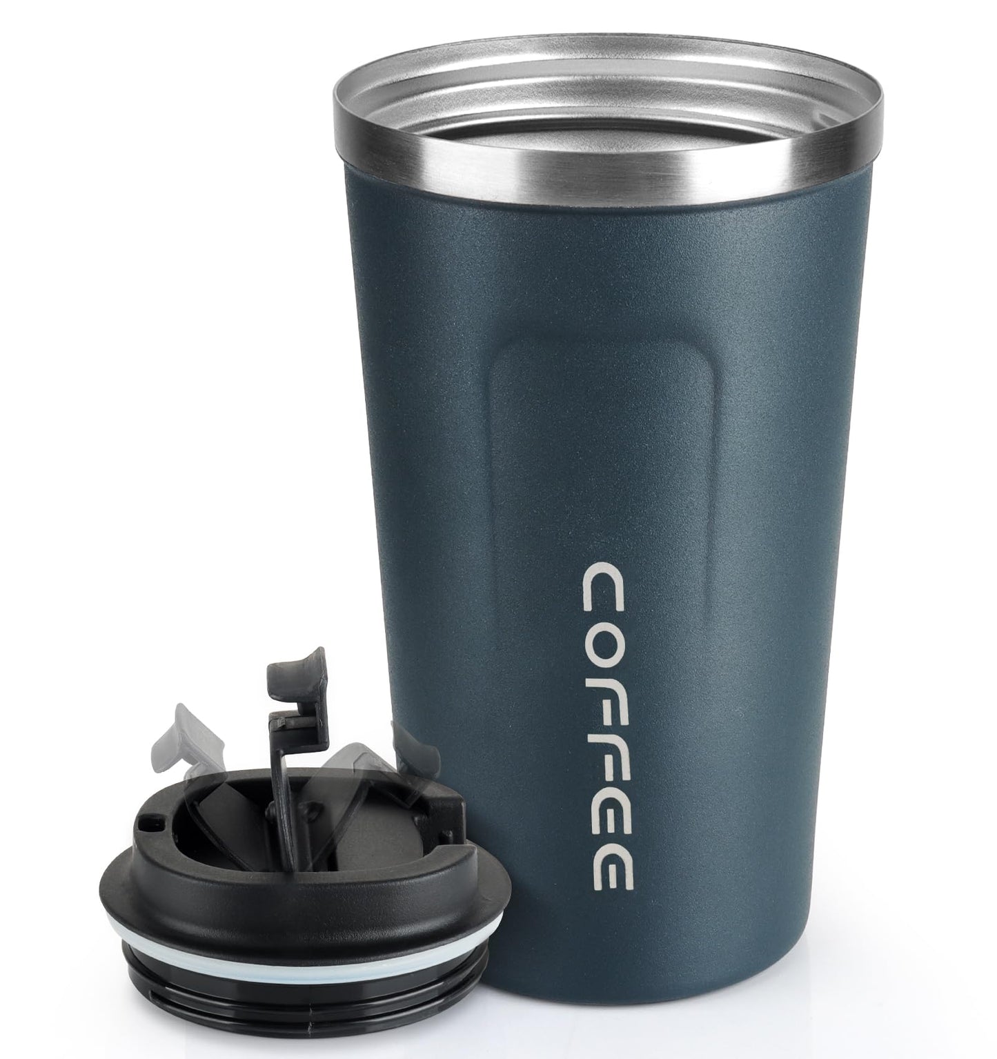 Coffee Mug 12oz - Insulated Travel Mug Spill Proof with Leakproof Lid Vacuum Stainless Steel Travel Coffee Mug Water Tumbler to GO, Reusable Coffee Cup for Men and Women for Hot & Cold Drinks