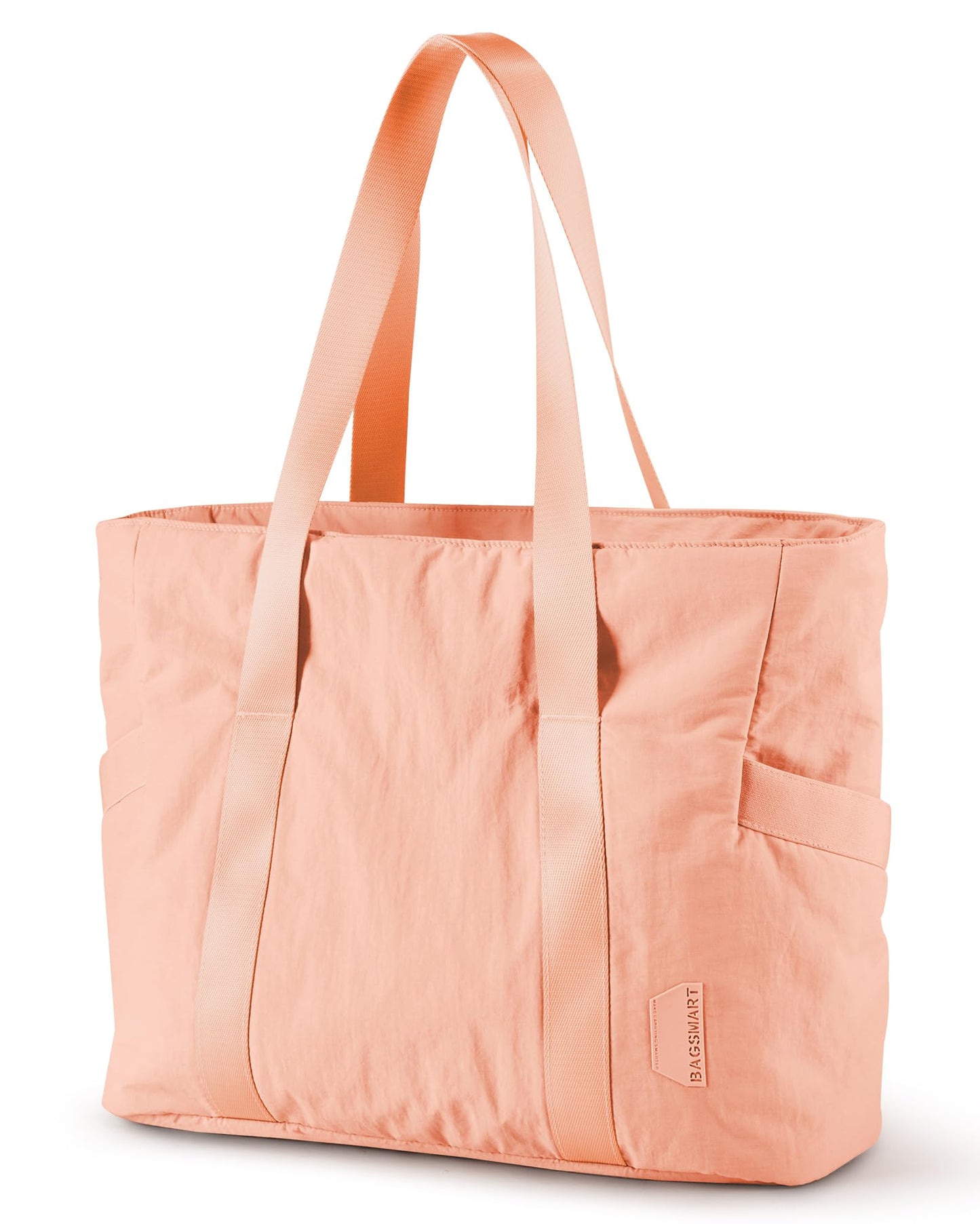 BAGSMART Tote Bag for Women with Zipper, Gym tote with Compartments, Work Tote Nurse Dance Yoga Bag for Travel