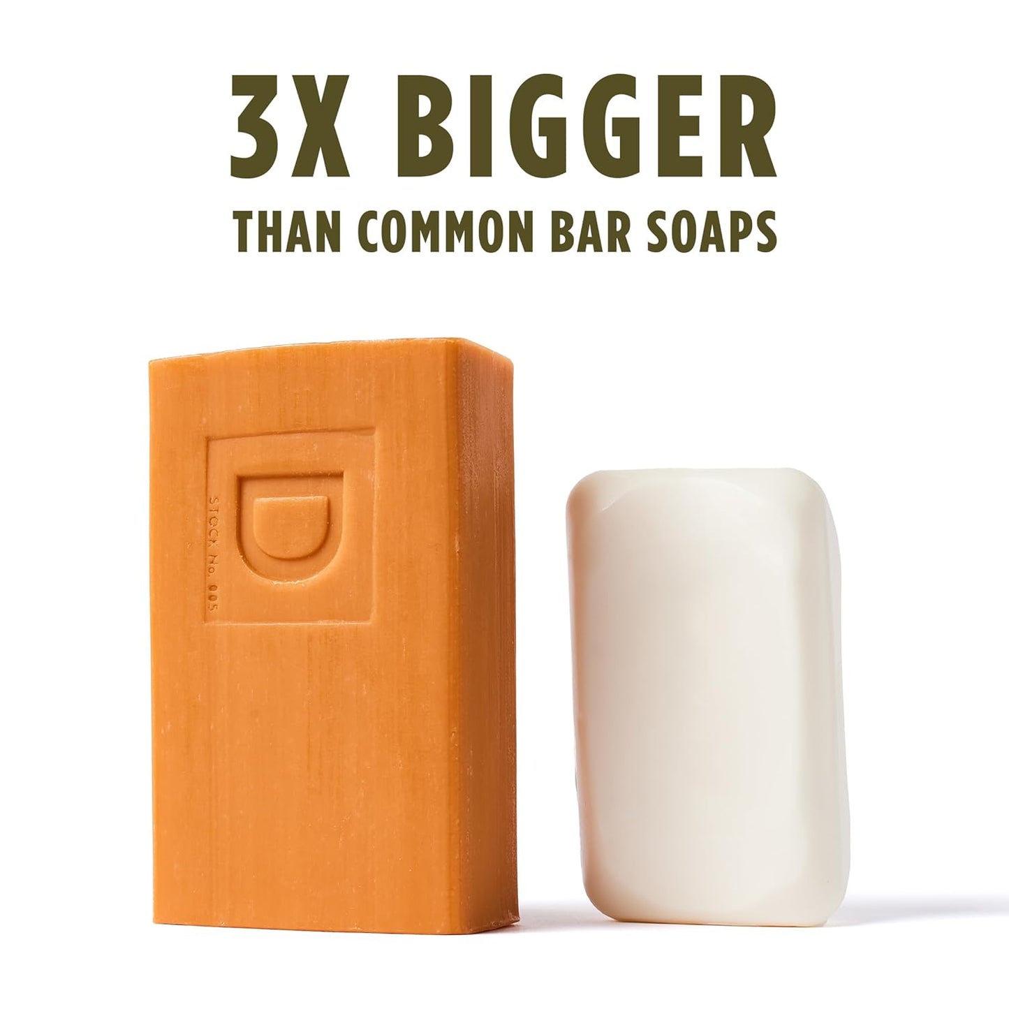 Duke Cannon Supply Co. Big Brick of Soap Bar for Men Bay Rum (Citrus Musk, Cedarwood, Island Spice Scent) Multi-Pack - Superior Grade, Extra Large, All Skin Types, Paraben-free, 10 oz (3 Pack)