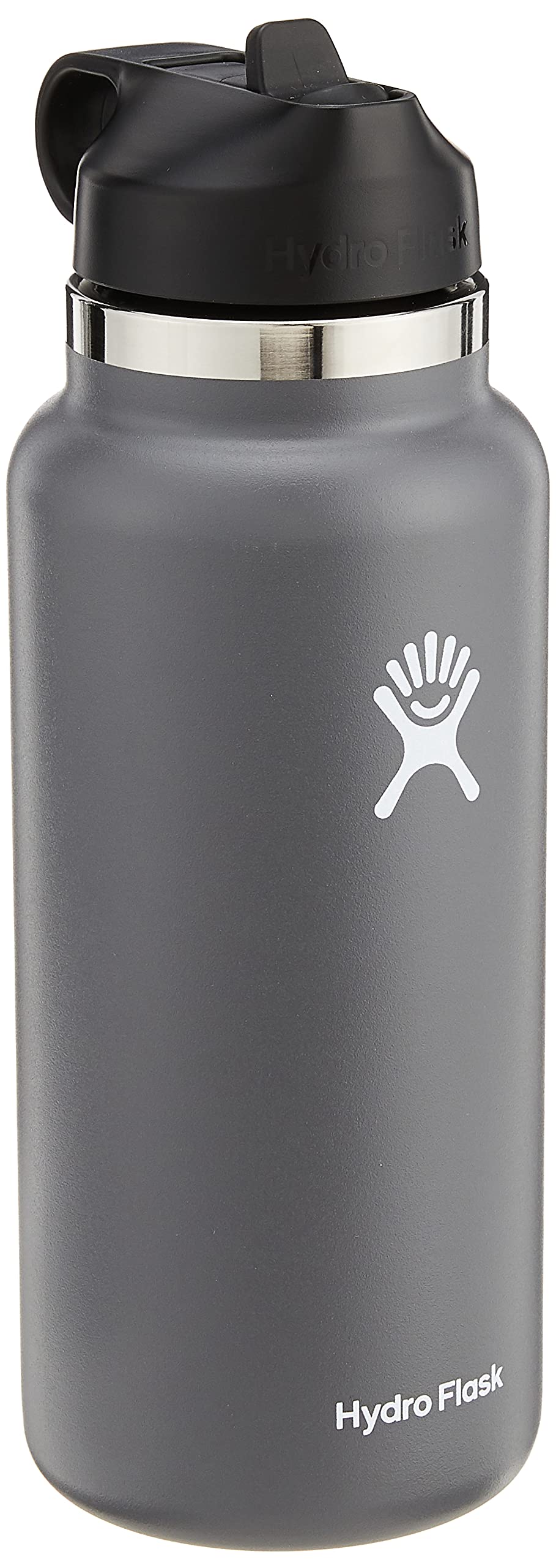 Hydro Flask 32 Oz Wide Flex Straw Cap Bottle - Insulated Stainless Steel - Wide Straw Lid, Non Spill, Leakproof in Jelly Pink