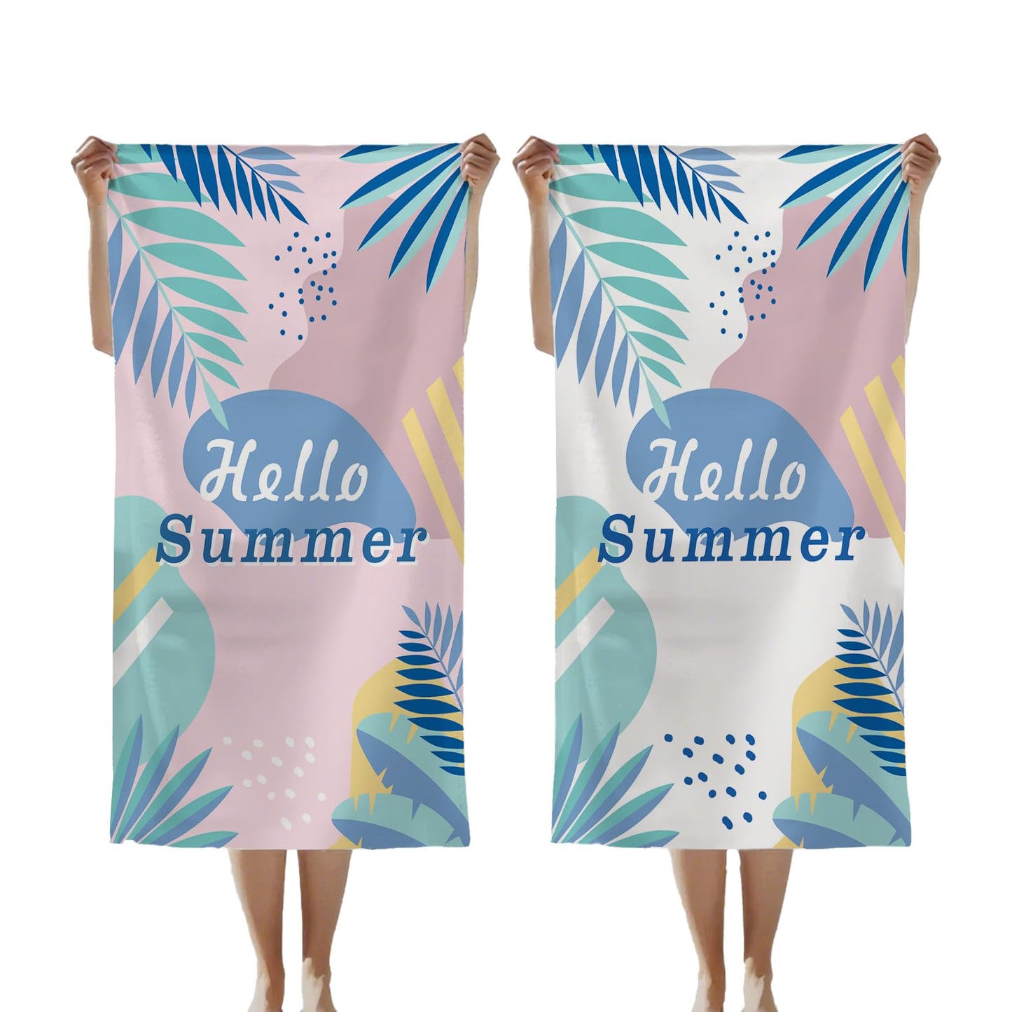 Custom Beach Towel Personalized Beach Towels Sand Free Quick Dry Pool Towels Custom Summer Beach Towels for Adults Dock and Bay Oversized Beach Camping Towels Travel Vacation Essentials Gift
