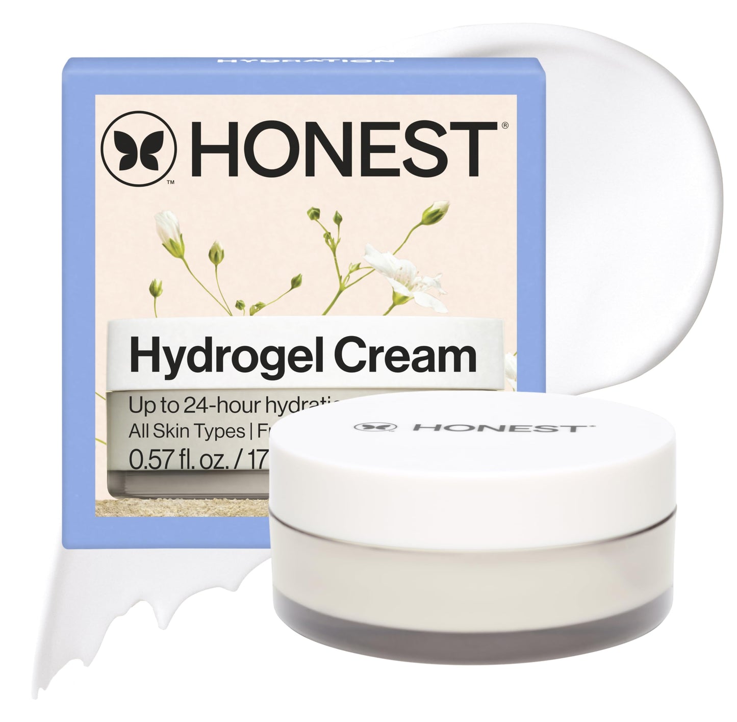 Honest Beauty The Icons Skincare Trio Travel Kit | Mini Hydrogel Cream, Gentle Gel Cleanser, Vitamin C Radiance Serum | Gentle for Sensitive Skin + Vegan