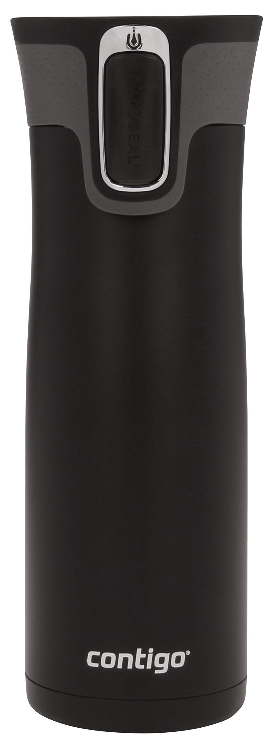 Contigo West Loop Stainless Steel Travel Mug with AUTOSEAL Lid, 16oz., Stainless Steel/Black