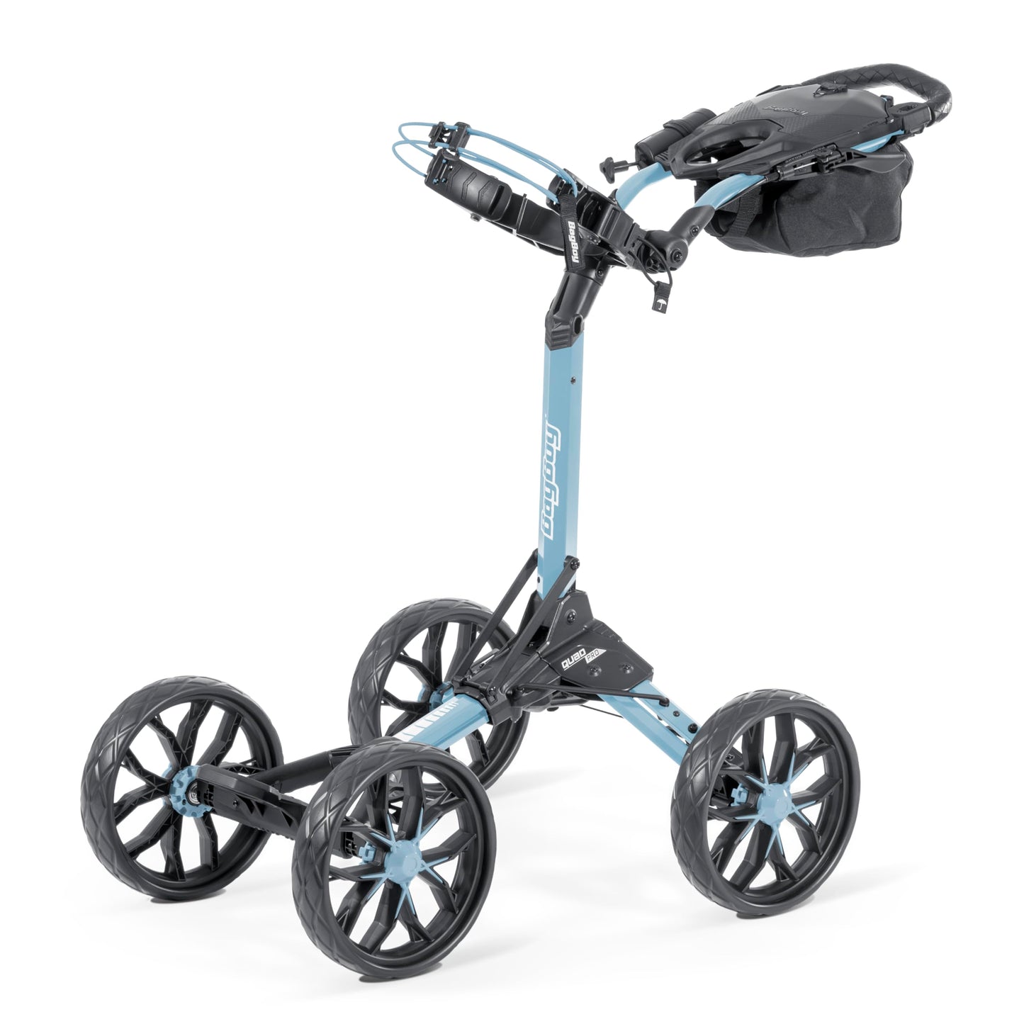 Bag Boy Quad Pro Push Cart, Green/Black