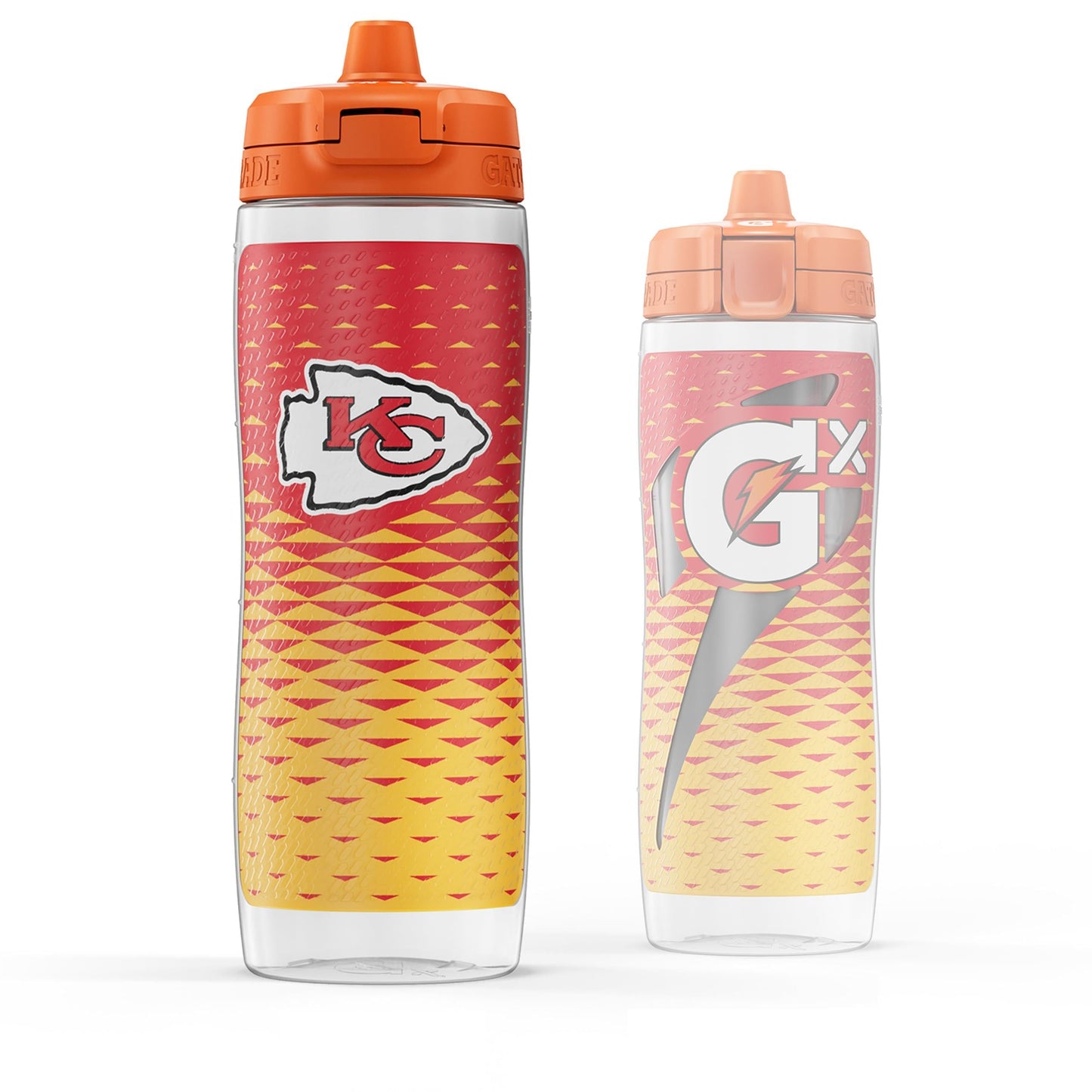 Gatorade Gx NFL Non-Slip Squeeze Bottles, 30 fl oz, Gx Hydration System