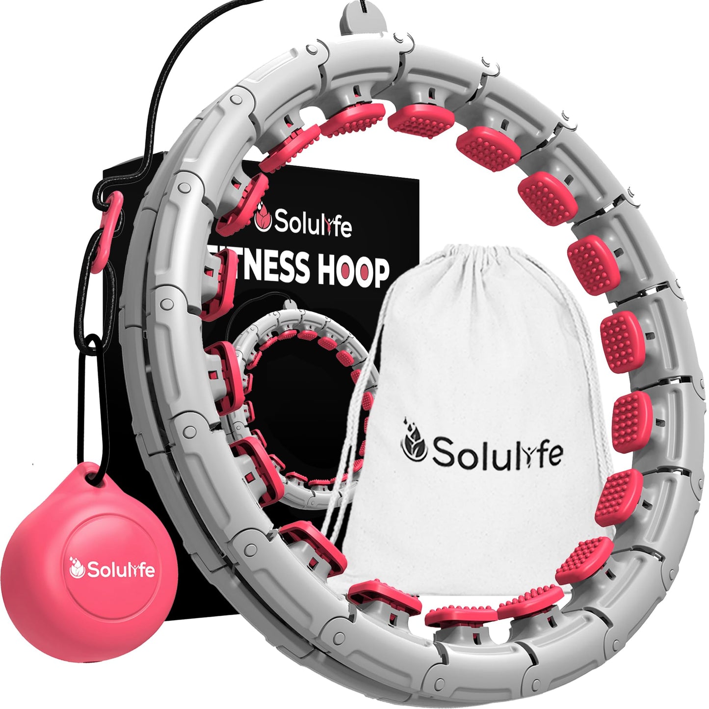 Experience Fitness Excellence with Our Infinity Hoop Plus Size – Weighted Hula Hoop for Weight Loss – Hula Hoop Exercise Ring with ABS and Quality Wheels – for All The Sizes and Levels