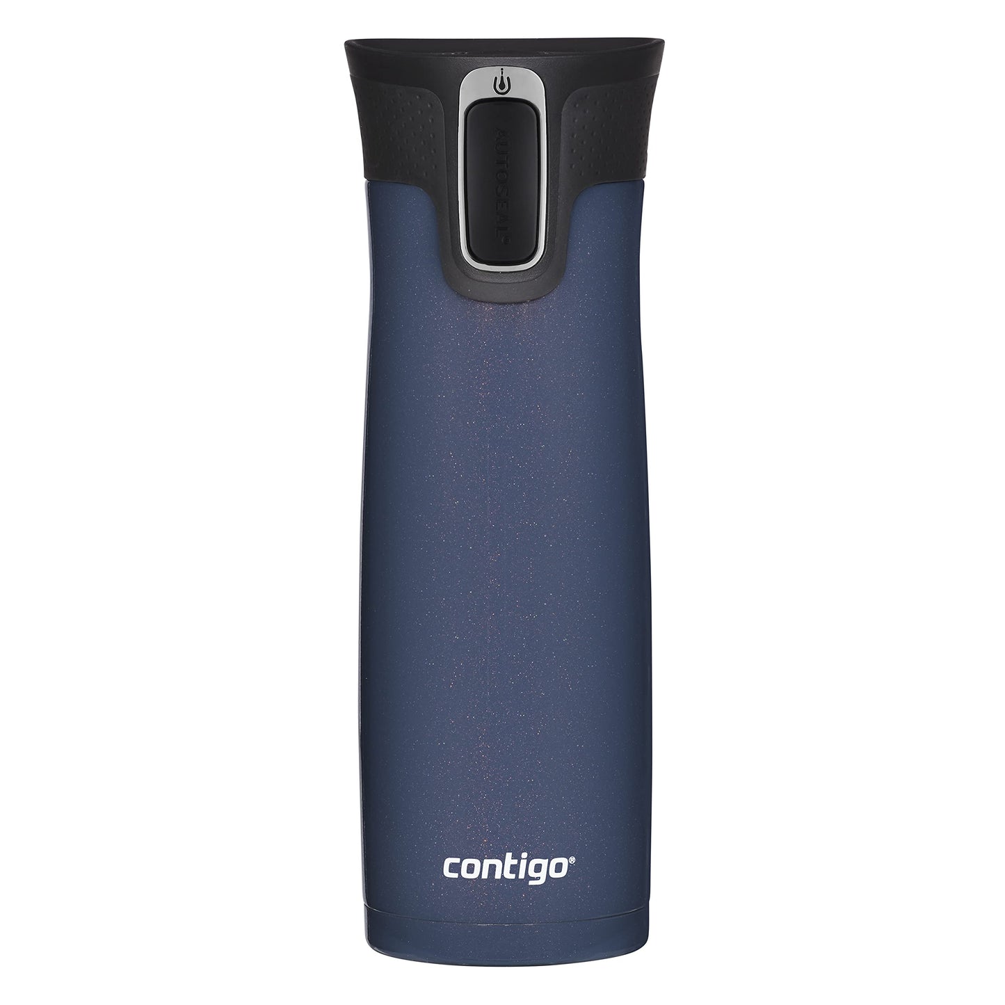 Contigo West Loop Stainless Steel Travel Mug with AUTOSEAL Lid, 16oz., Stainless Steel/Black