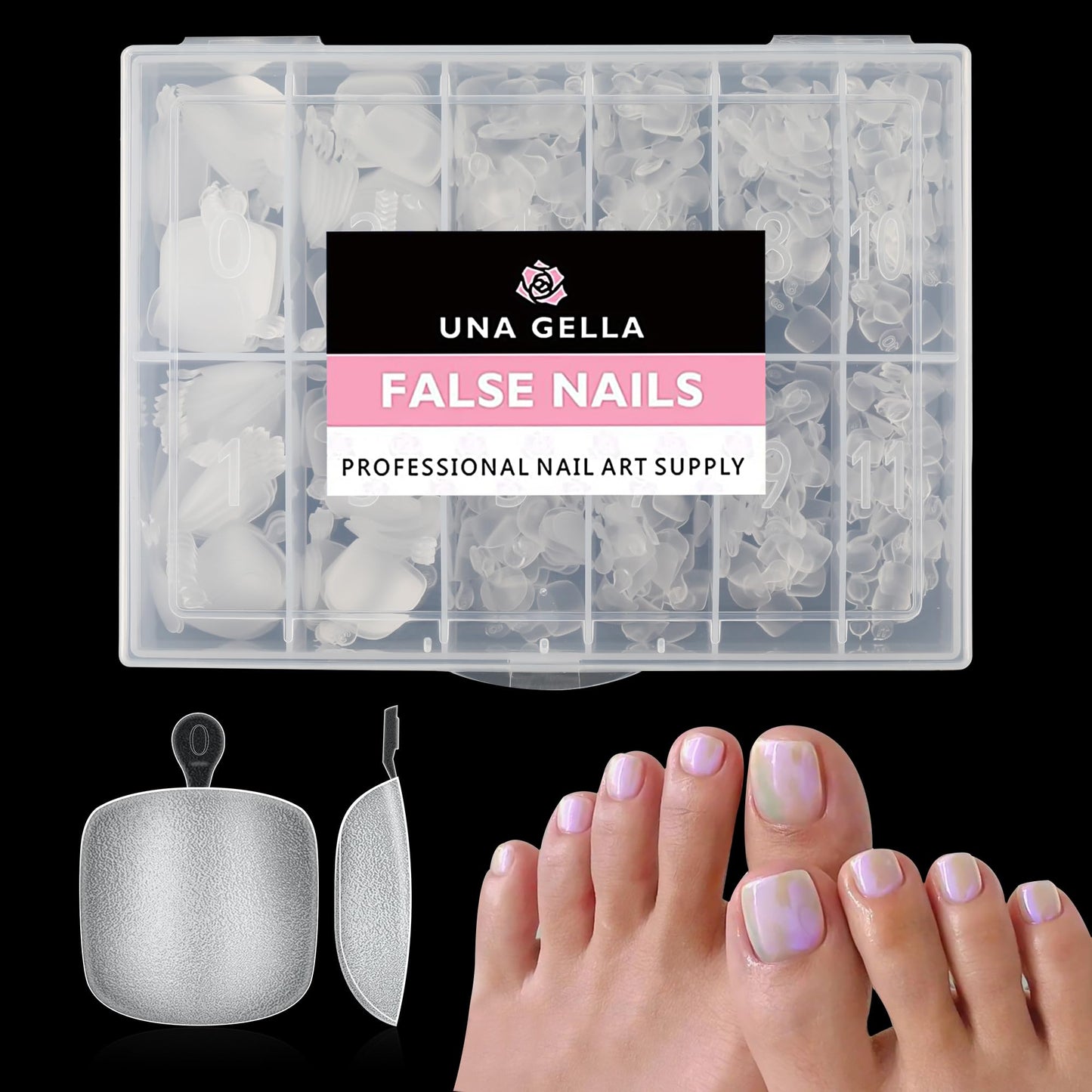 UNA GELLA Solid Nail Glue Gel Soft Gel Nail Tips Glue 15ml Lamp Curing Needed Solid Soak Off Glue Super Strong Nail Glue For Fake Acrylic Nails Extension Press On Nails