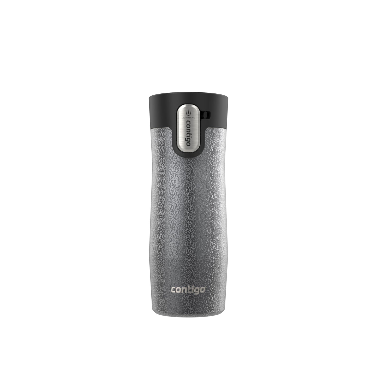 Contigo West Loop Stainless Steel Travel Mug with AUTOSEAL Lid, 16oz., Stainless Steel/Black