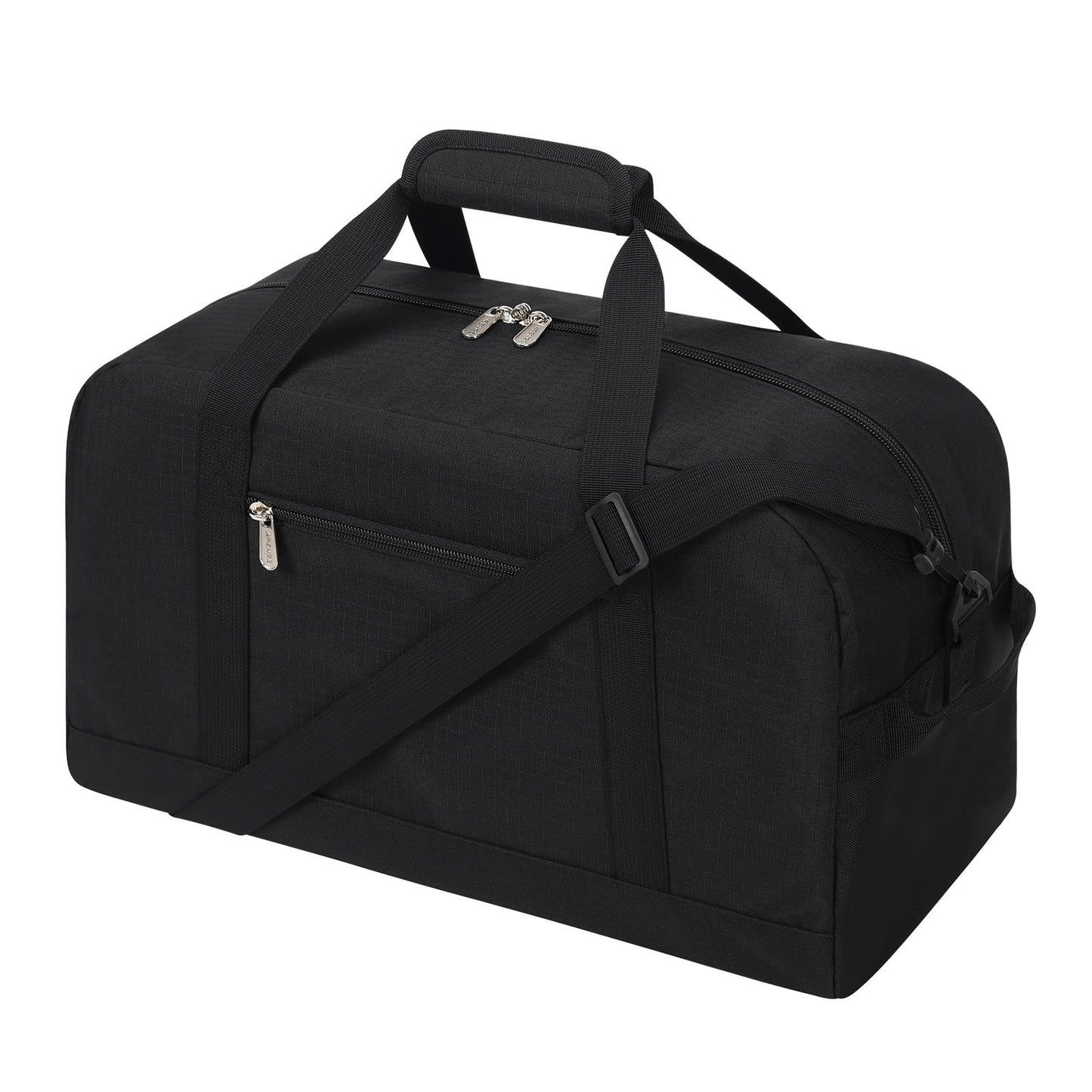 Small Gym Bag Carry On Bag - 12 in Mini Duffle Bag Lightweight for Overnight Travel(Black)