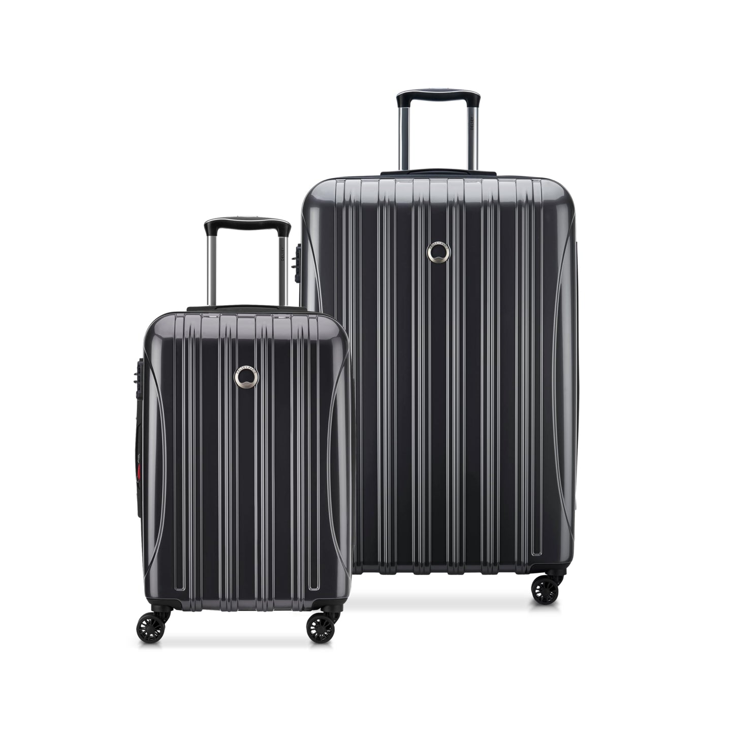 DELSEY PARIS Helium Aero Hardside Expandable Luggage with Spinner Wheels, Blue Cobalt, 3-Piece Set (21/24/28)