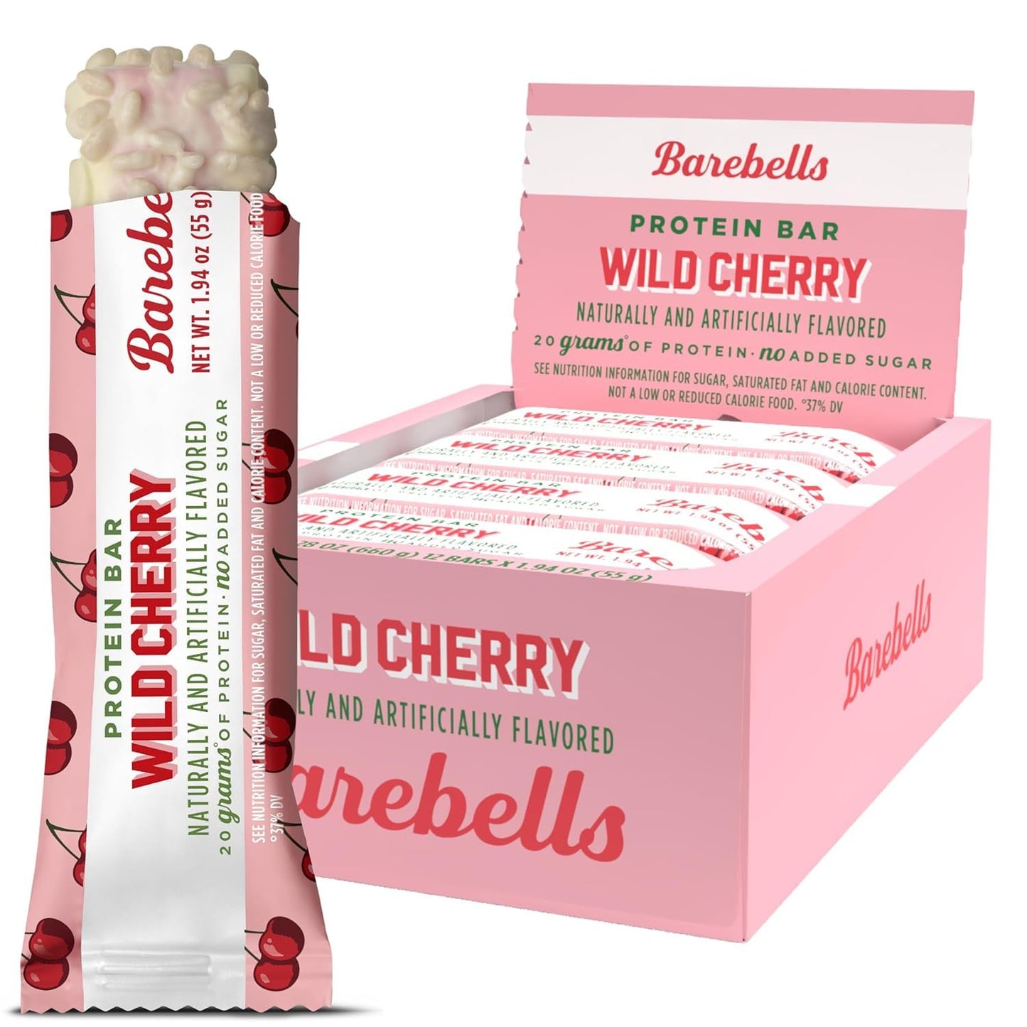Barebells Protein Bars Variety Pack - 12 Count, 1.9oz Bars - Protein Snacks with 20g of High Protein - Chocolate Protein Bar with 1g of Total Sugars - Perfect on The Go Protein Snack & Breakfast Bars