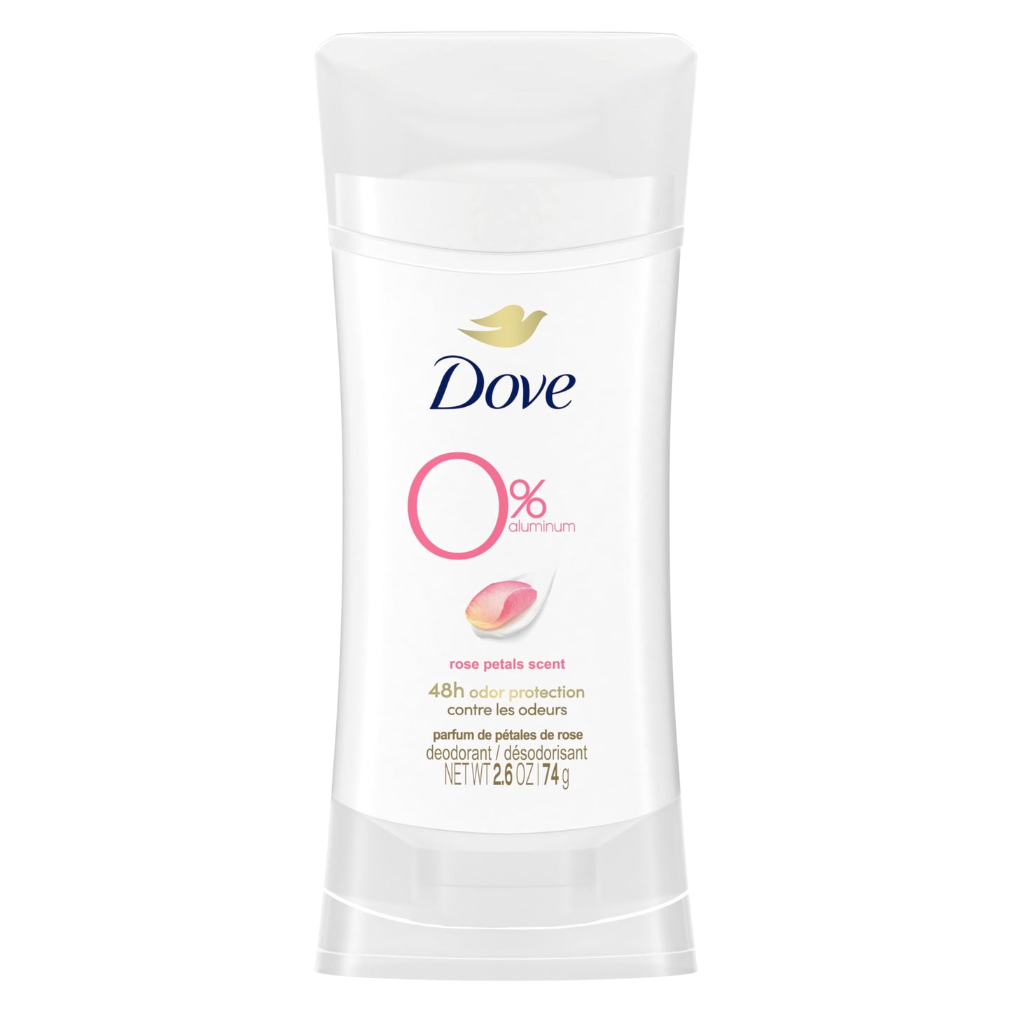 Dove Aluminum Free Deodorant for Women 3 Count Coconut and Pink Jasmine 72 hour odor protection 2.6 oz