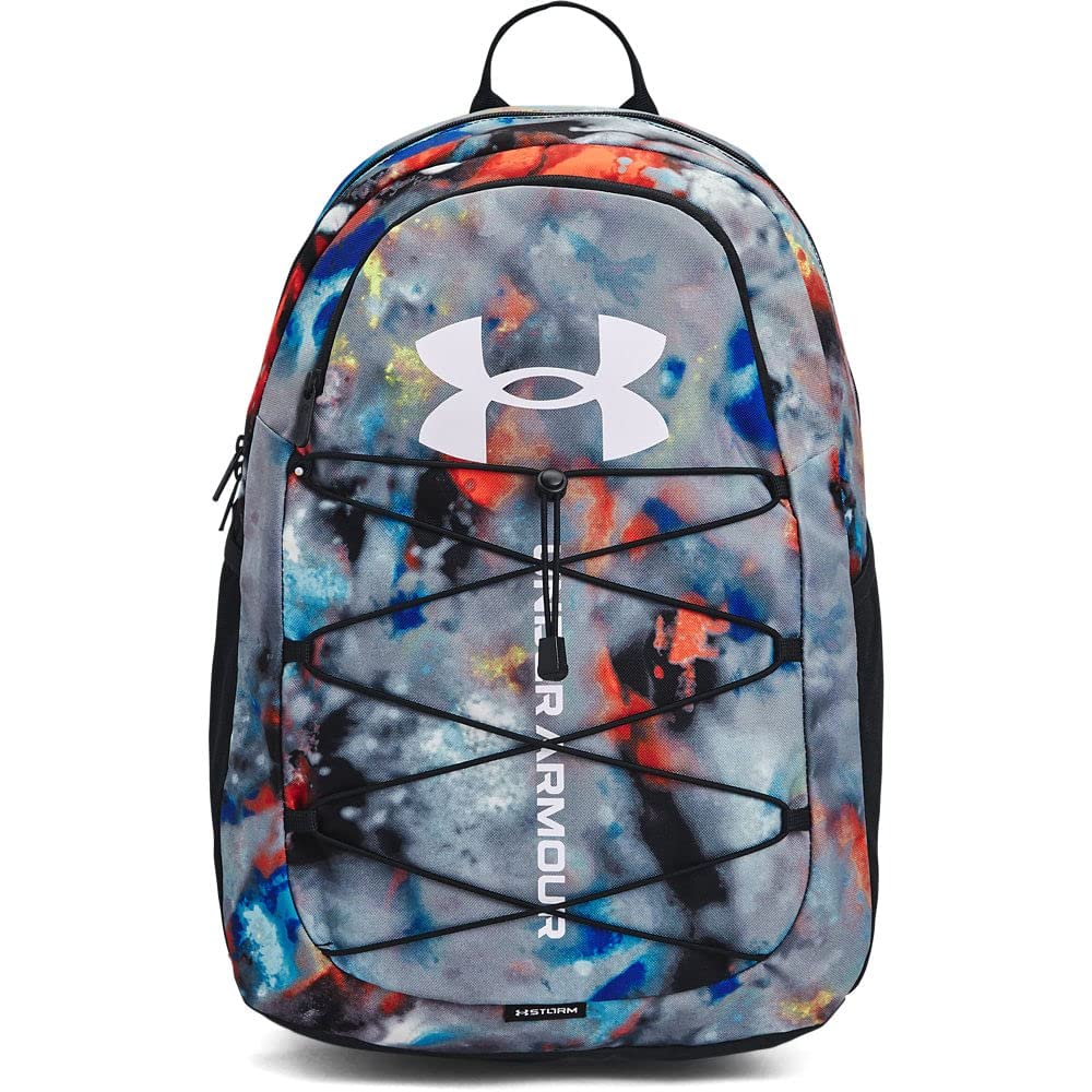 Under Armour Unisex-Adult Hustle Sport Backpack , Black (001)/Silver , One Size Fits All