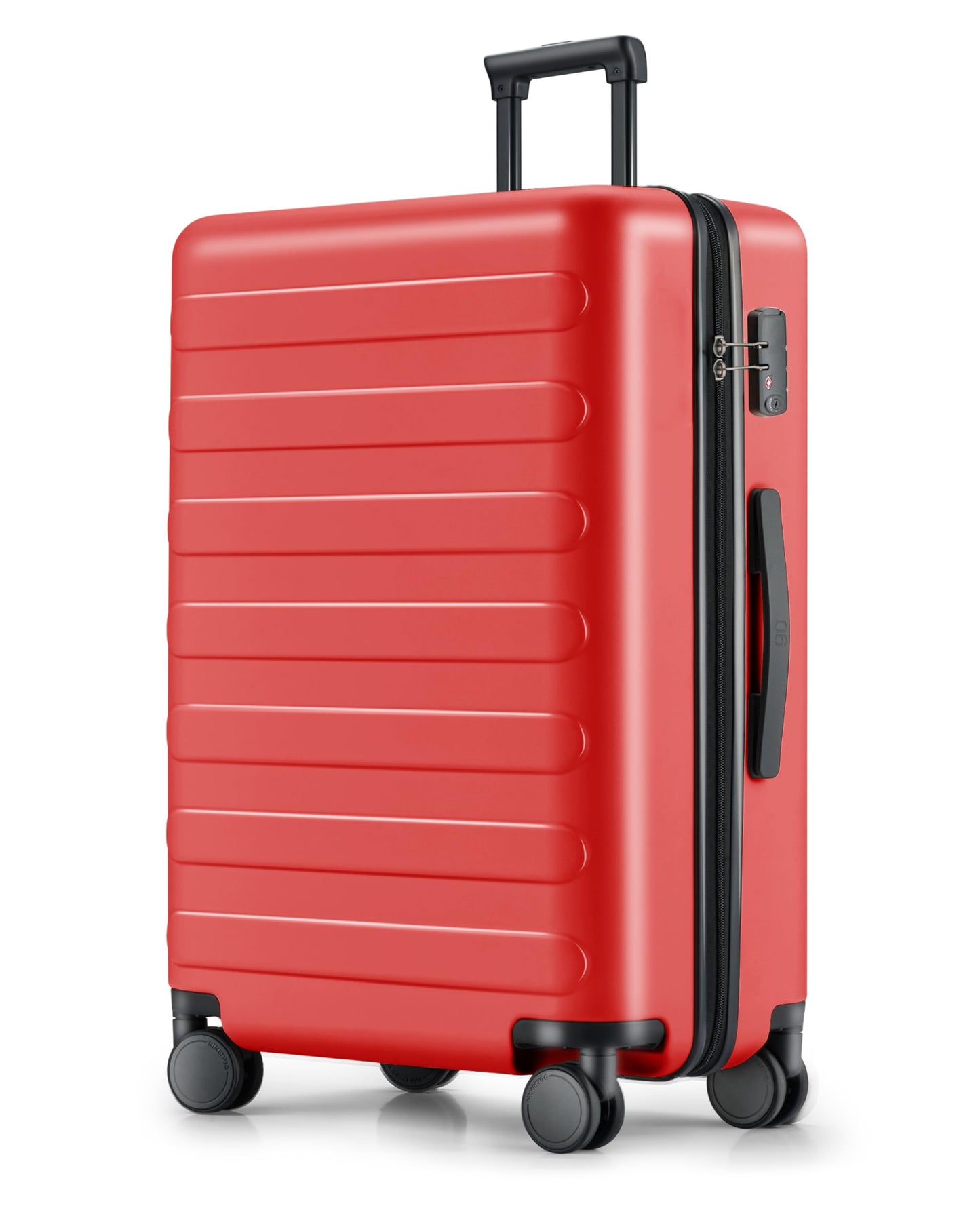 NINETYGO Carry On Luggage 22x14x9 Airline Approved, 20 Inch Luggage with Smooth Spinner Wheels, Lightweight, Hard Shell PC Suitcase Carry-On, Travel Luggage, TSA Approved (Pink, Rhine Basic)