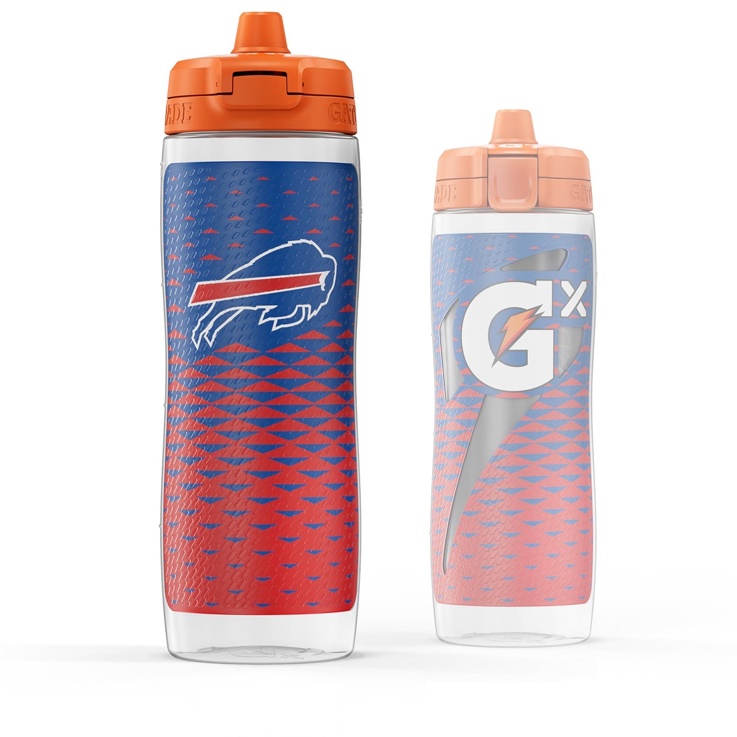 Gatorade Gx NFL Non-Slip Squeeze Bottles, 30 fl oz, Gx Hydration System
