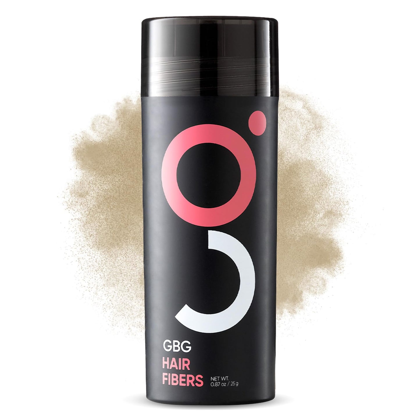 GBG Hair Fibers for Thinning Hair & Bald Spots (Medium Brown) - 25g Bottle - Conceals Hair Loss - Instant Cover Up & Volume in 30 Seconds, Hair Powder for Women & Men - Cruelty Free