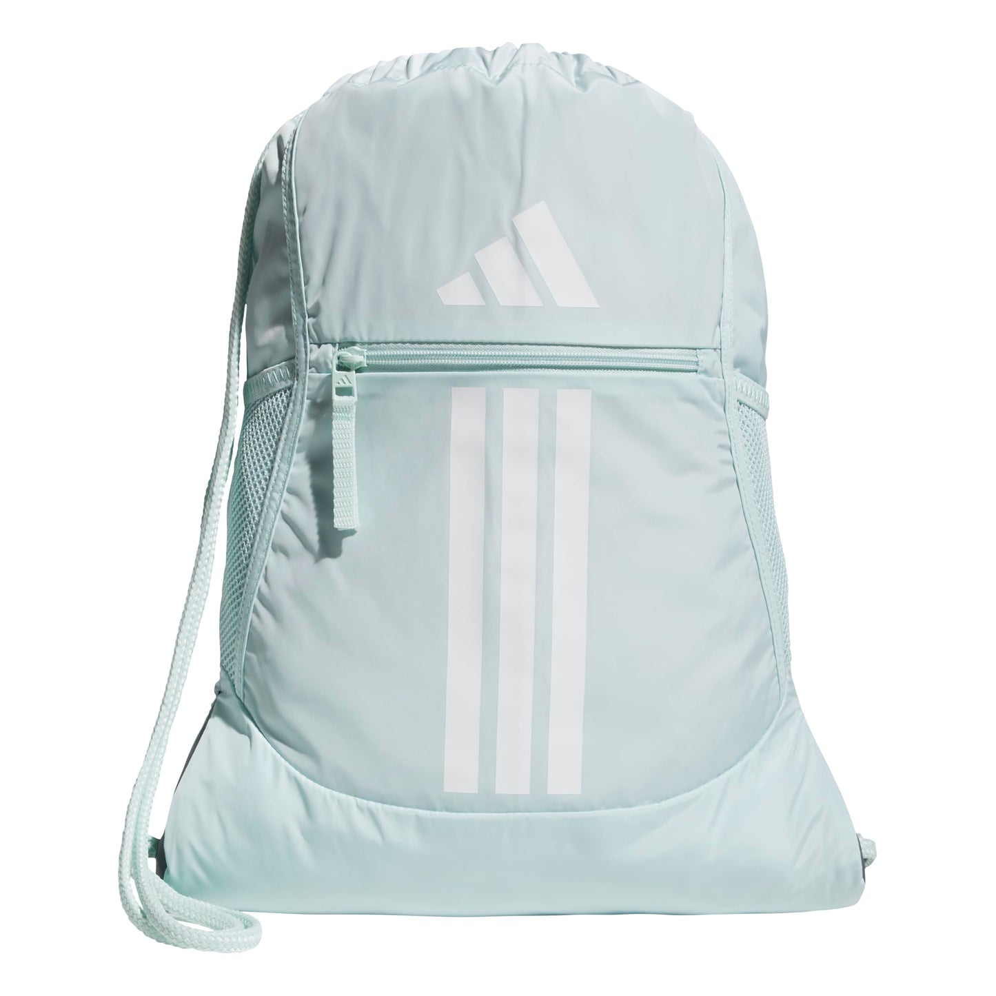 adidas Alliance Sackpack, Drawstring Backpack, Lightweight Small Gym Bag for Women and Men, Black, One Size