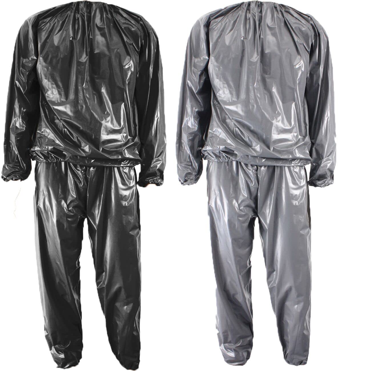 Heavy Duty Sauna Suit Men Women Weight Loss Exercise Slimming Gym Fitness Workout Anti-Rip Sweat Suit