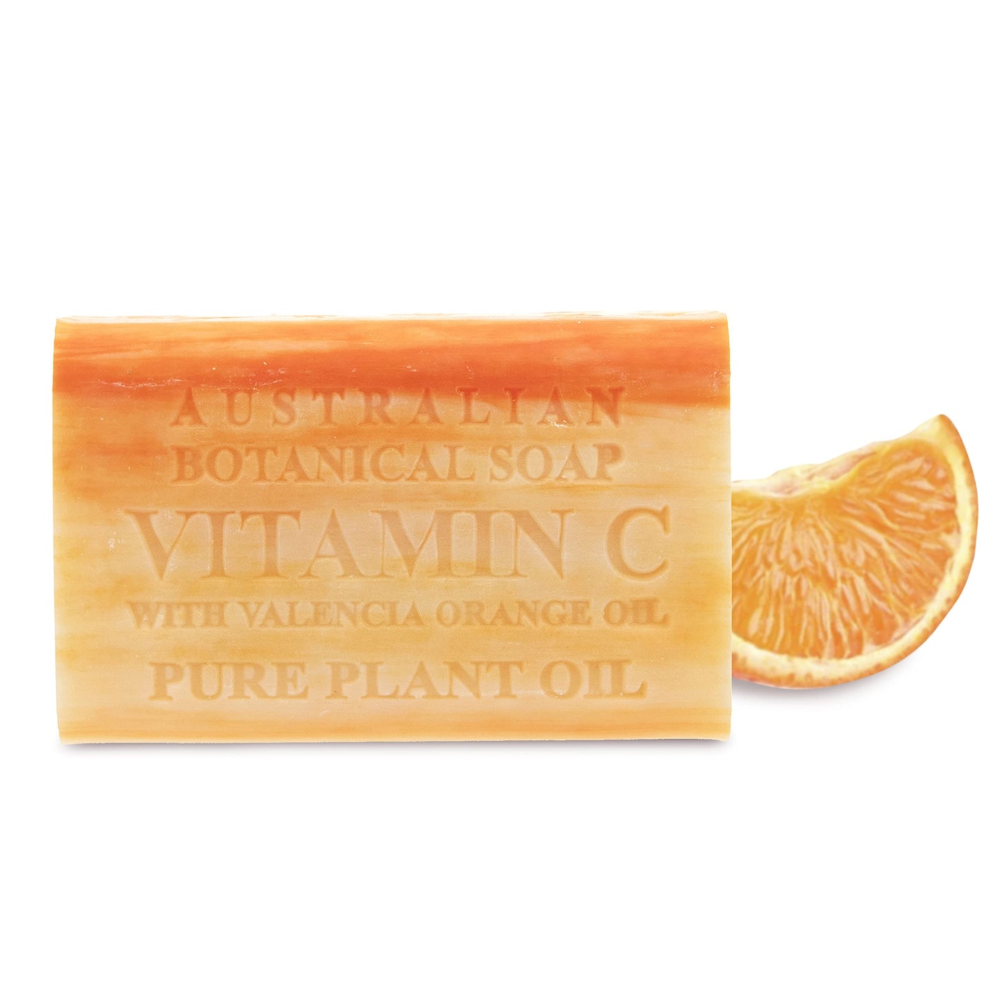 Australian Botanical Soap, Sea Salt, Lemongrass, Pink Lychee, Valencia Orange 6.6 OZ, Luxury Soap Bars Enriched with Shea Butter, Vegan Friendly Assorted Pack of 4
