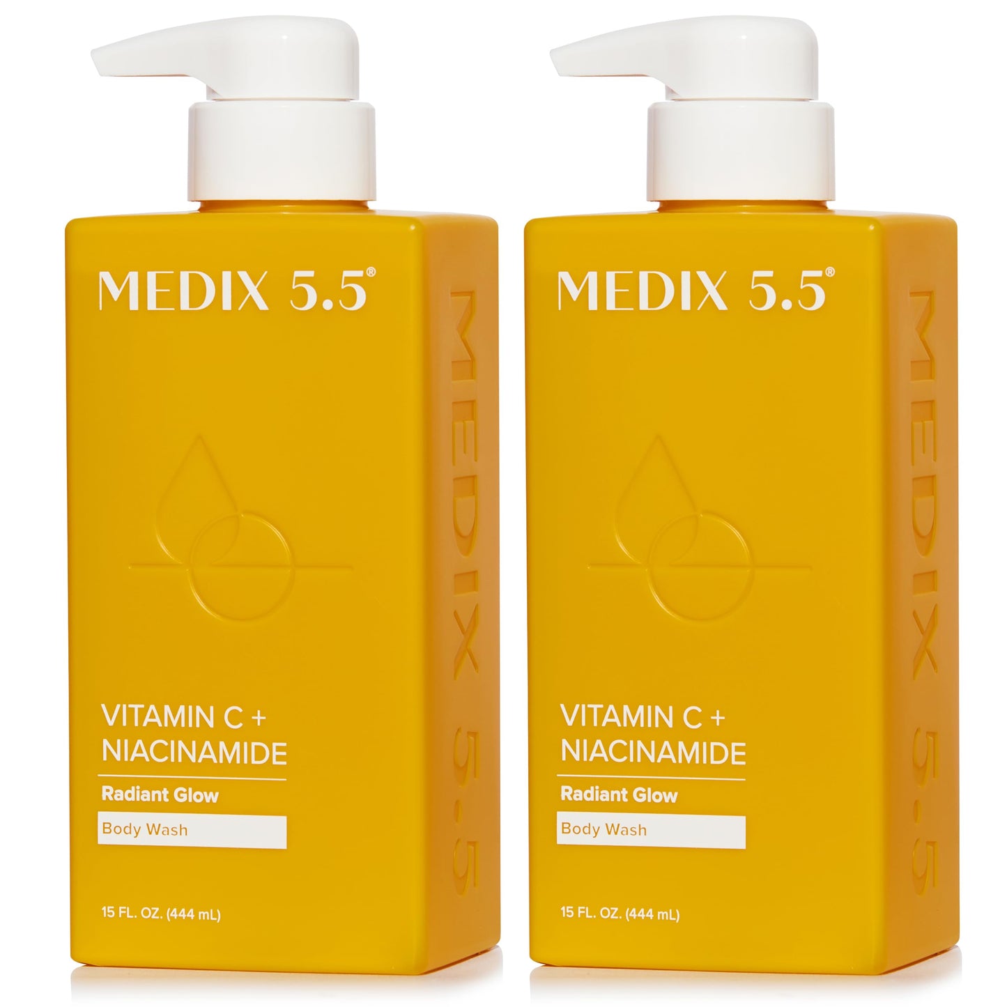 Medix 5.5 Glycolic Acid + Lactic Acid Exfoliating Body Wash Gel | KP Bump Eraser | AHA Exfoliant Skin Care Body Cleanser | Keratosis Pilaris & Acne | Anti Aging AHA Foaming Body & Face Wash, 15 Fl Oz