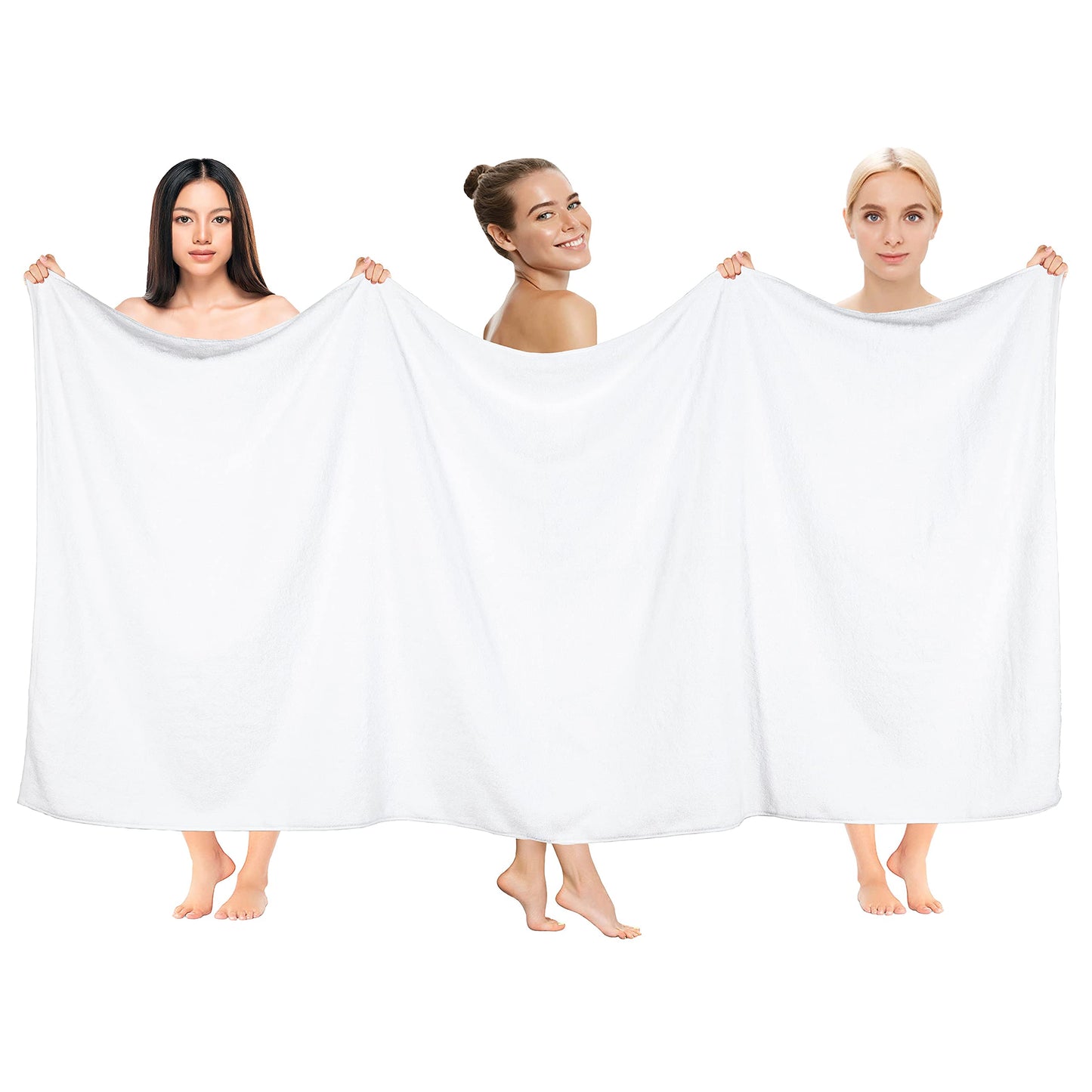 Cotton Paradise 6 Piece Towel Set, 100% Cotton Soft Absorbent Turkish Towels for Bathroom, 2 Bath Towels 2 Hand Towels 2 Washcloths, Lilac Towel Set