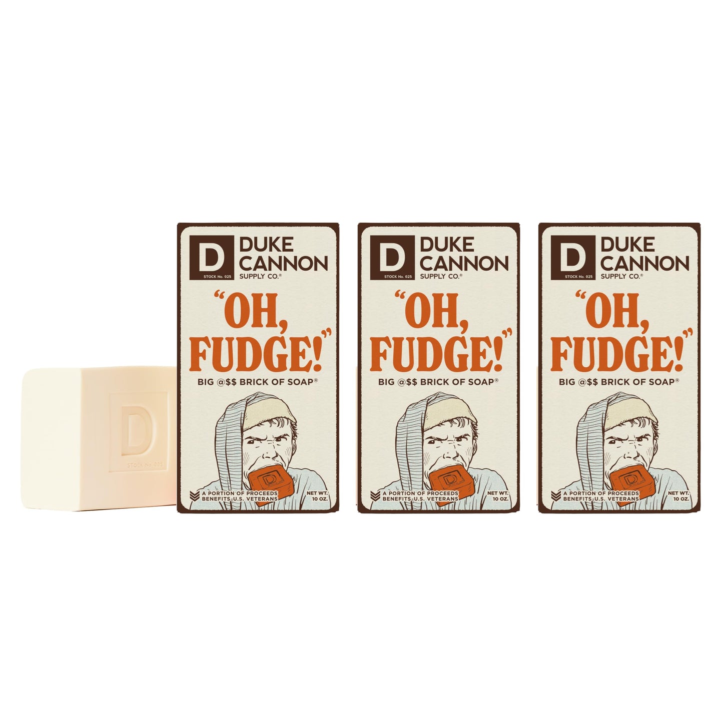 Duke Cannon Supply Co. Big Lump of Coal Soap Bar for Men Holiday Edition (Bergamot & Black Pepper Scent) Extra Large, Paraben-free, All Skin Types, 10 oz. (3 Pack)