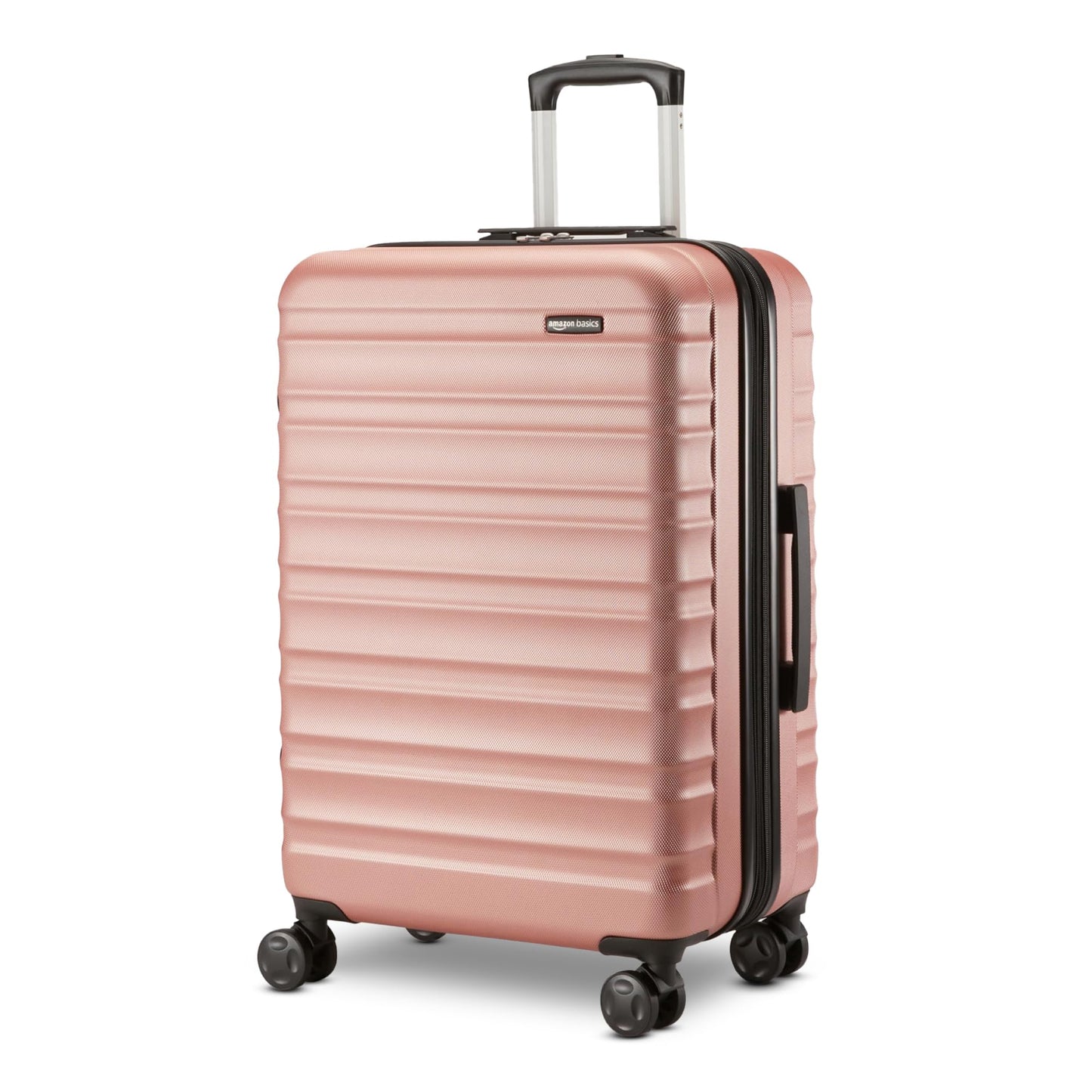 Amazon Basics 3-Piece Set (21", 26", 30"), Hardshell Suitcases With Wheels, Expandable For Up to 25% More Space, With Scratch-Resistant Surface, Four Multi-directional Wheels, Navy Blue
