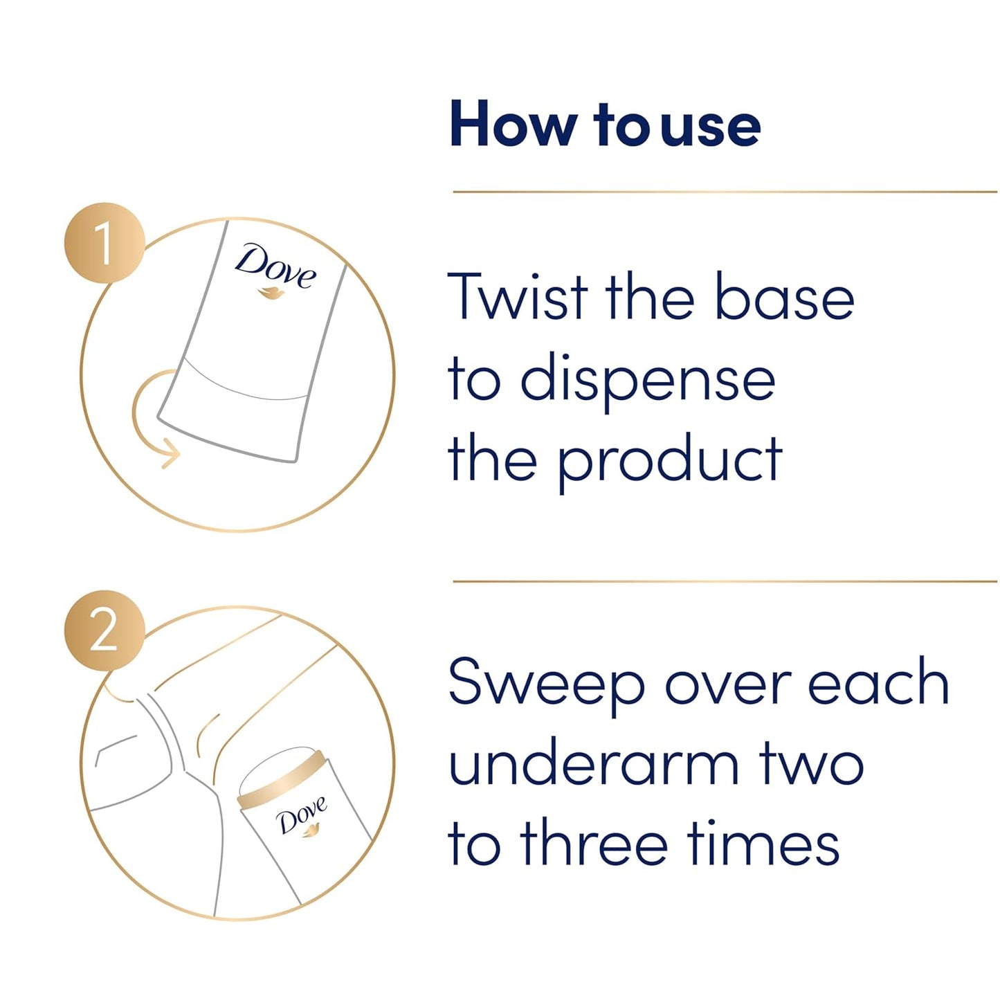 Dove Ultimate Antiperspirant Deodorant Stick Jasmine & Vanilla 2.6 oz