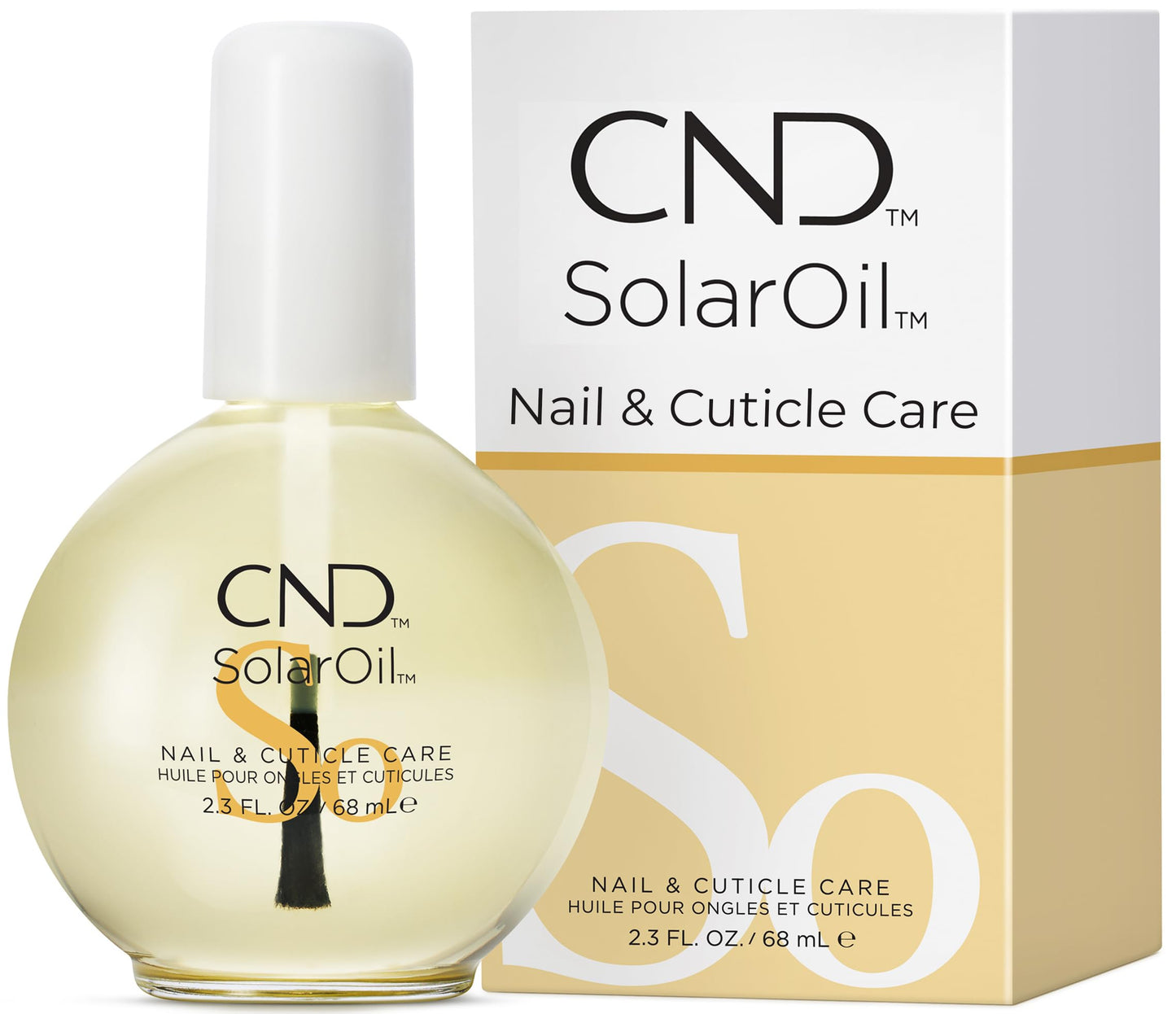 CND SolarOil Cuticle Oil, Blend Of Jojoba, Vitamin E, Rice Bran & Sweet Almond Oils, Moisturizes & Conditions