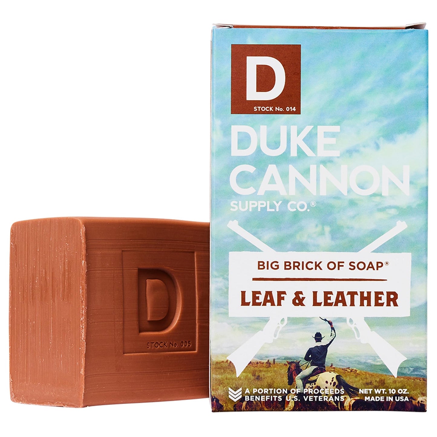 Duke Cannon Supply Co. Big Brick of Bay Rum Soap, 10 oz - Superior Grade Men's Soap with Aromatic Summer Scent of Citrus Musk, Cedarwood and Island Spice