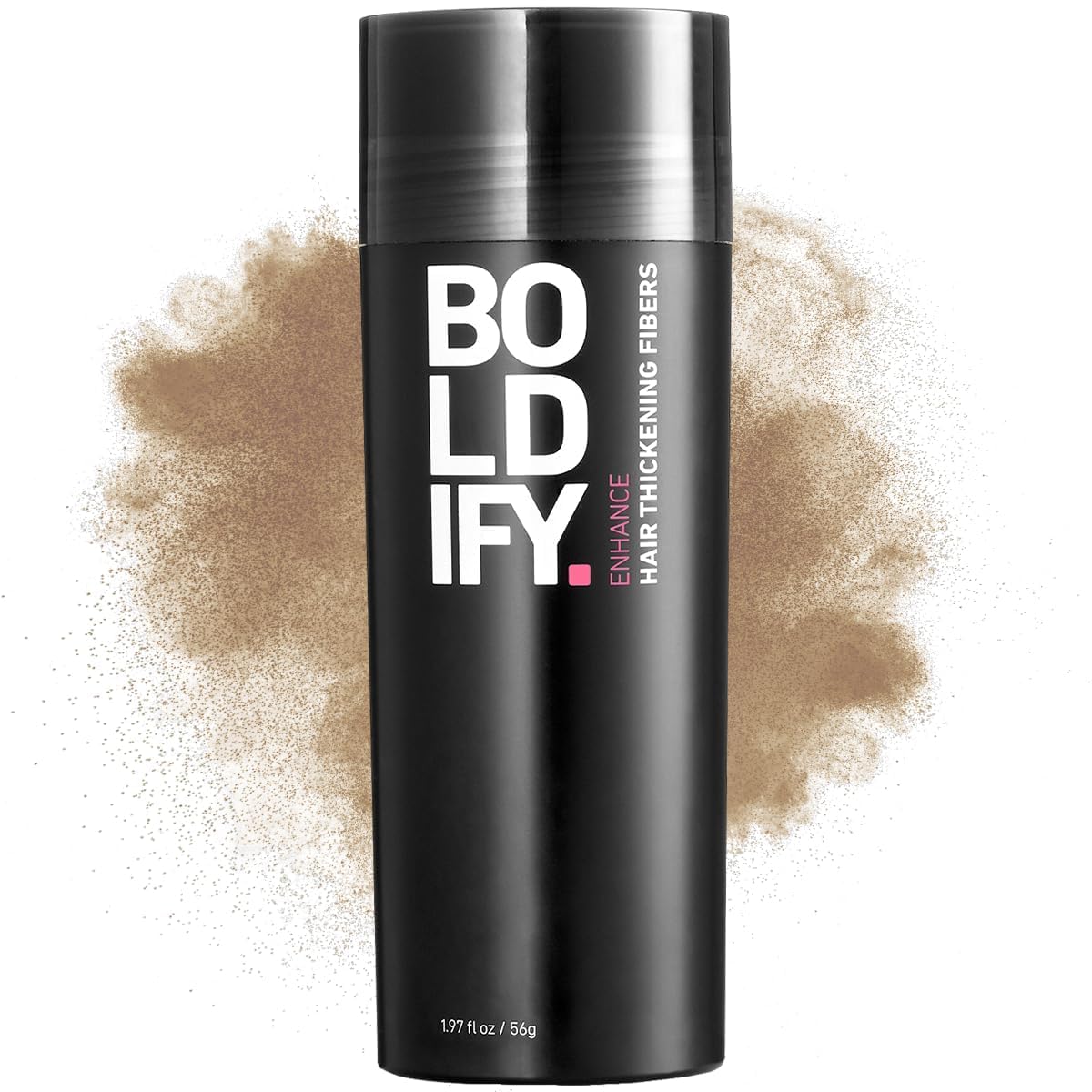 BOLDIFY Hair Fibers (12g) - Fill In Thinning and Fine Hair for an Instantly Fuller, Thicker Look - 14 Shades for Women & Men - Dark Brown
