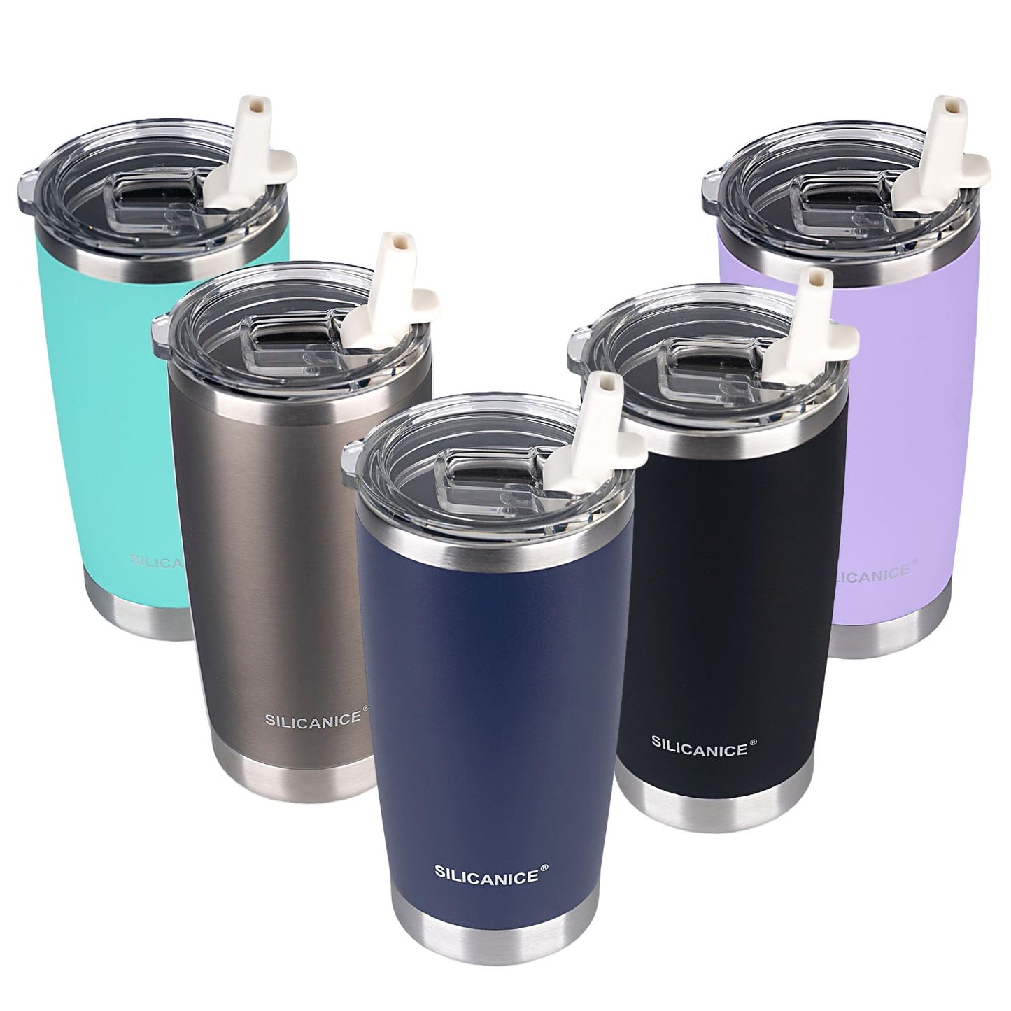 Black 20 oz Stainless Steel Double Wall Vacuum Insulated Tumbler with Lid - Dishwasher Safe & Spill Proof Travel Coffee Iced Cup & Mug For Men,Durable Coating Scratch Resistant Outdoor,Hot Cold Drink