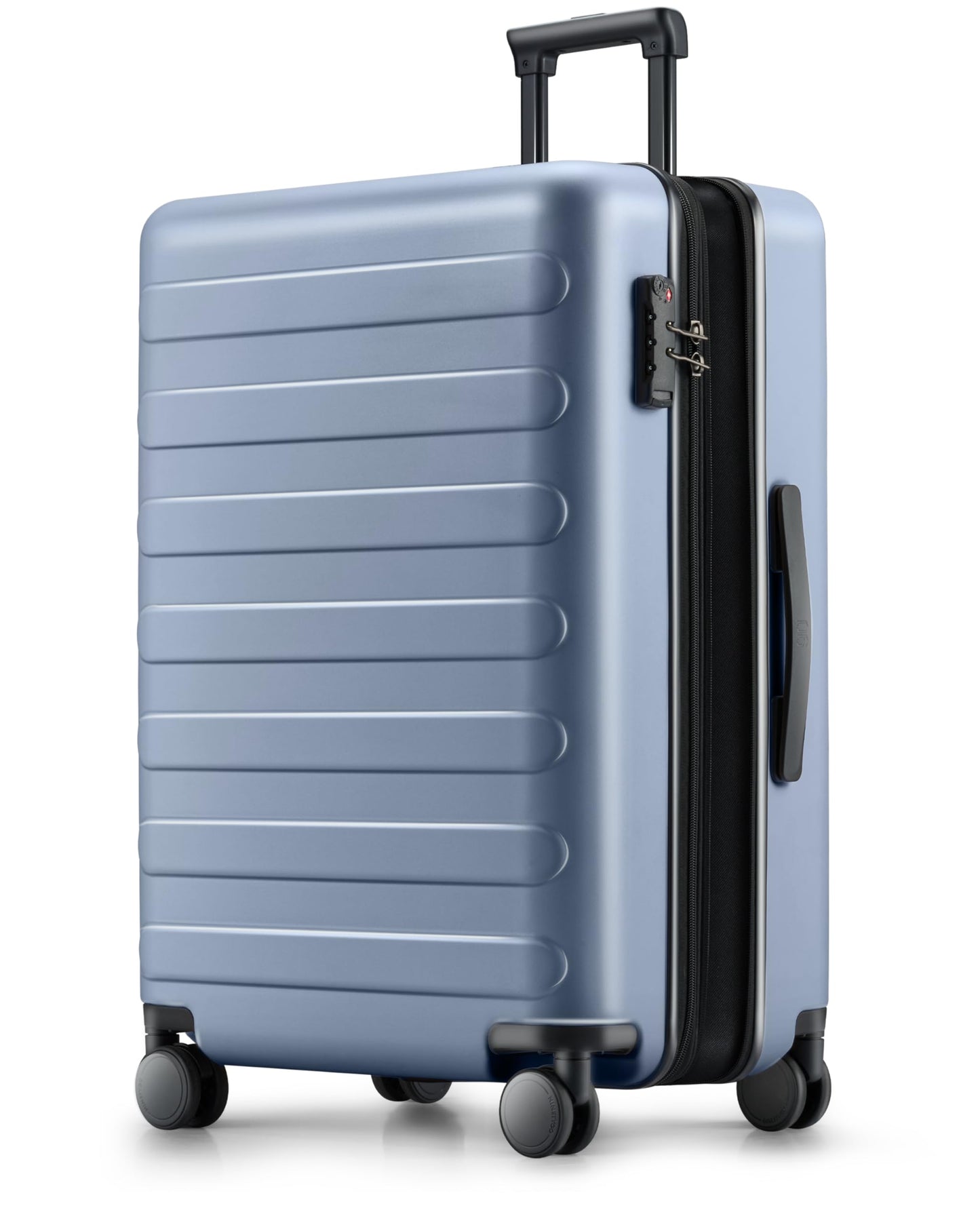 NINETYGO Carry On Luggage 22x14x9 Airline Approved, 20 Inch Luggage with Smooth Spinner Wheels, Lightweight, Hard Shell PC Suitcase Carry-On, Travel Luggage, TSA Approved (Pink, Rhine Basic)