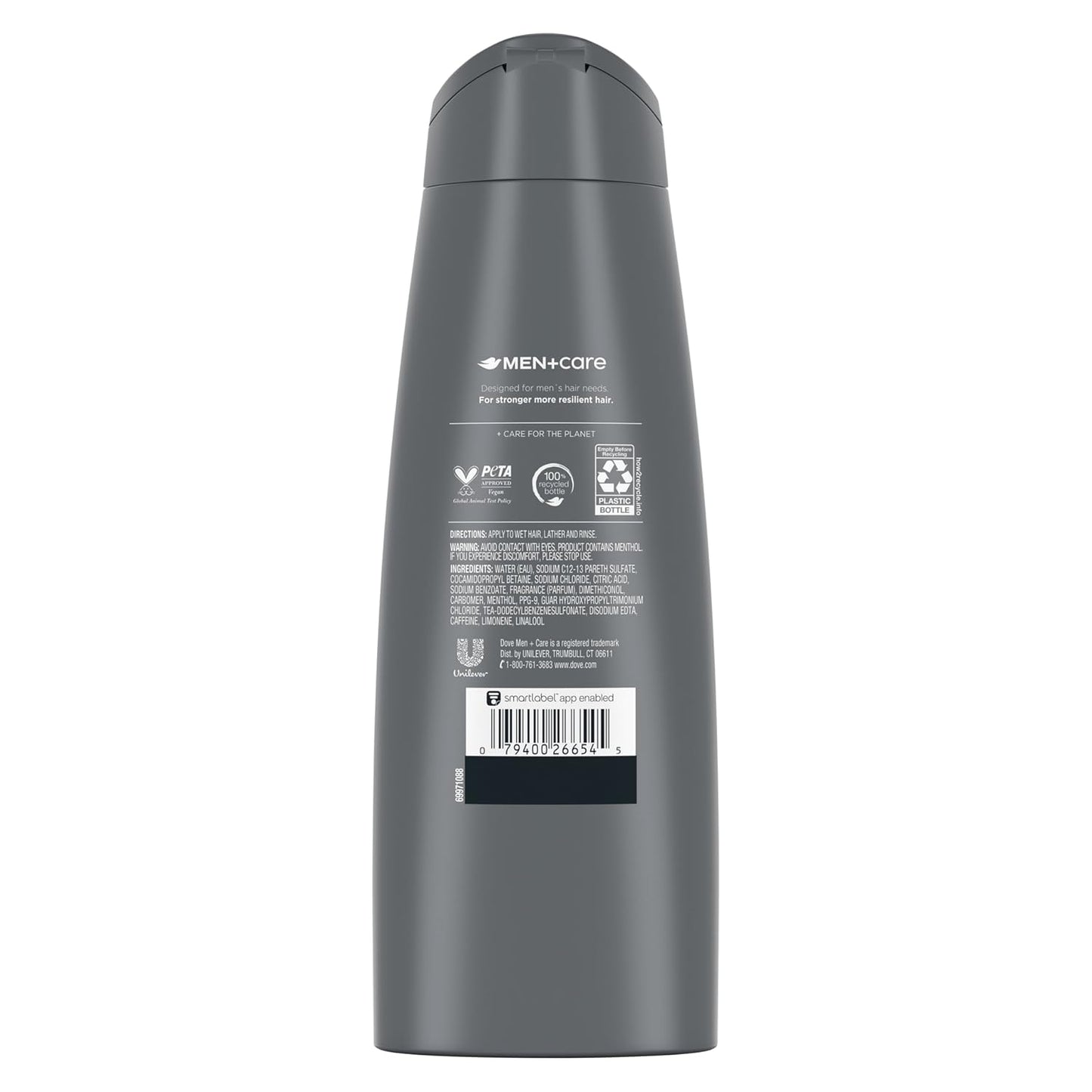 Dove Men+Care Fortifying 2 in 1 Shampoo and Conditioner for Normal to Oily Hair Fresh and Clean with Caffeine Helps Strengthen and Nourish Hair 12 oz