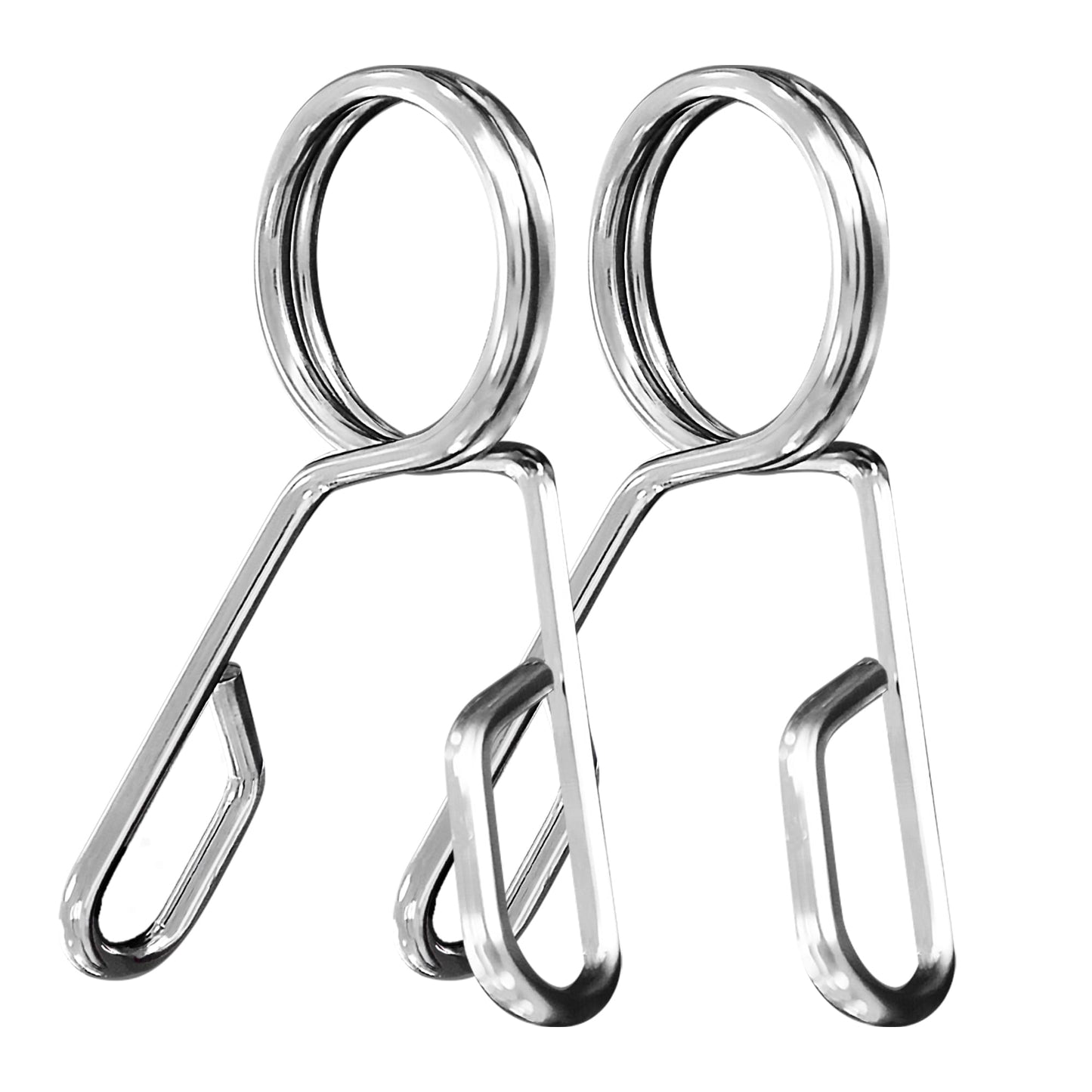 Balelinko 2 Inch Dumbbell Spring Collars Barbell Clamps Locking Collars Clips for Weightlifting Exercise Fitness Training Supplies