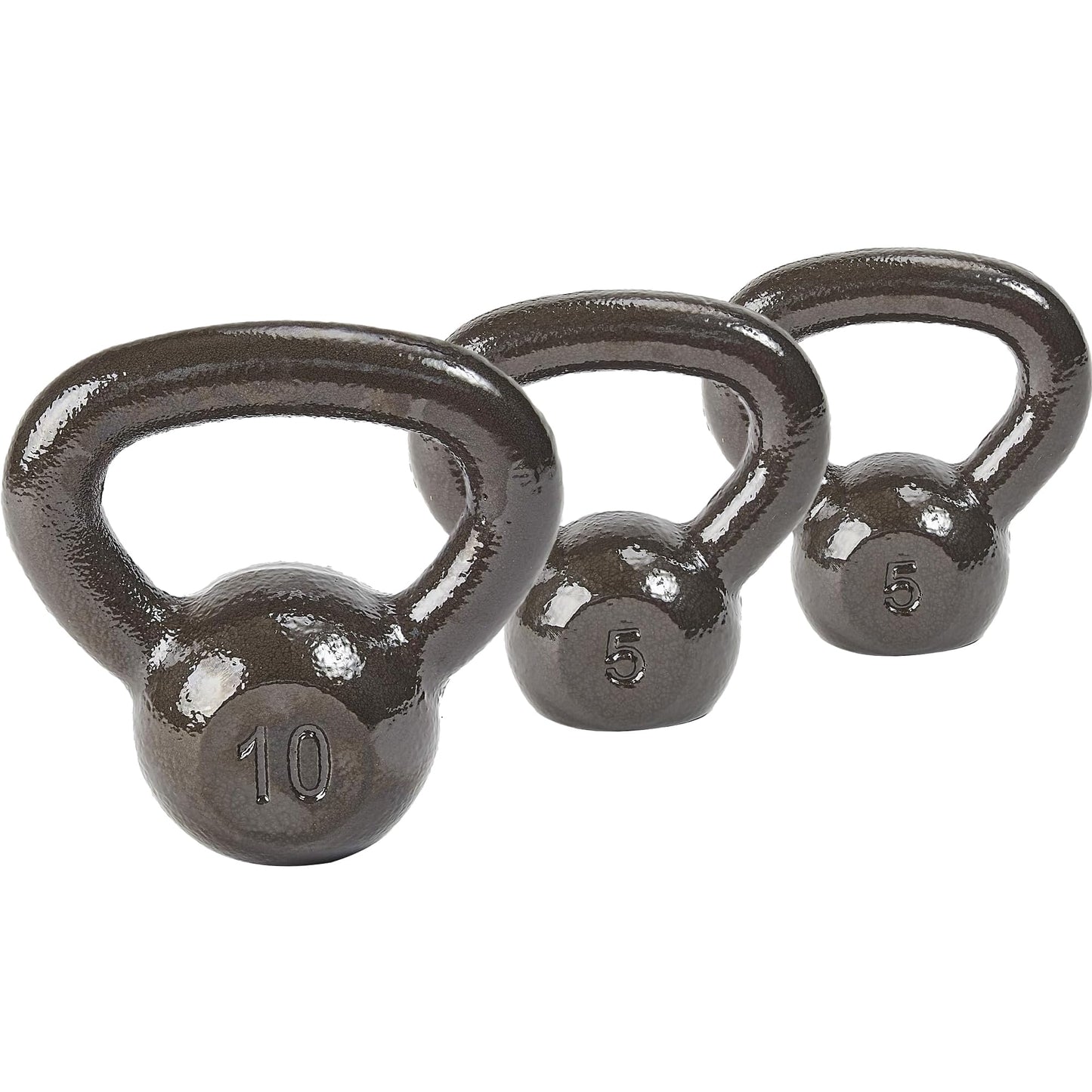 Cast Iron Kettlebell Weights for Home Gym, Heavy Duty Strength Training, Workout Equipment for HIIT, Functional Fitness