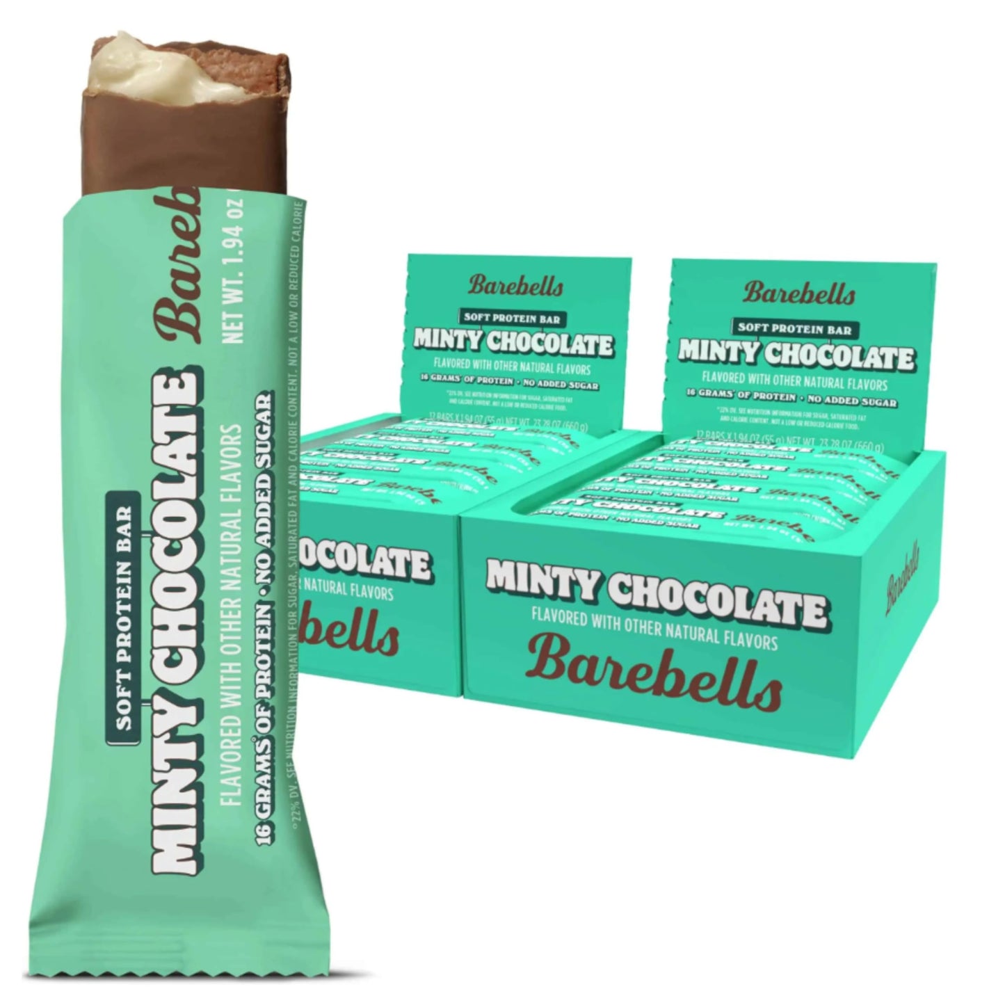 Barebells Protein Bars Variety Pack - 12 Count, 1.9oz Bars - Protein Snacks with 20g of High Protein - Chocolate Protein Bar with 1g of Total Sugars - Perfect on The Go Protein Snack & Breakfast Bars