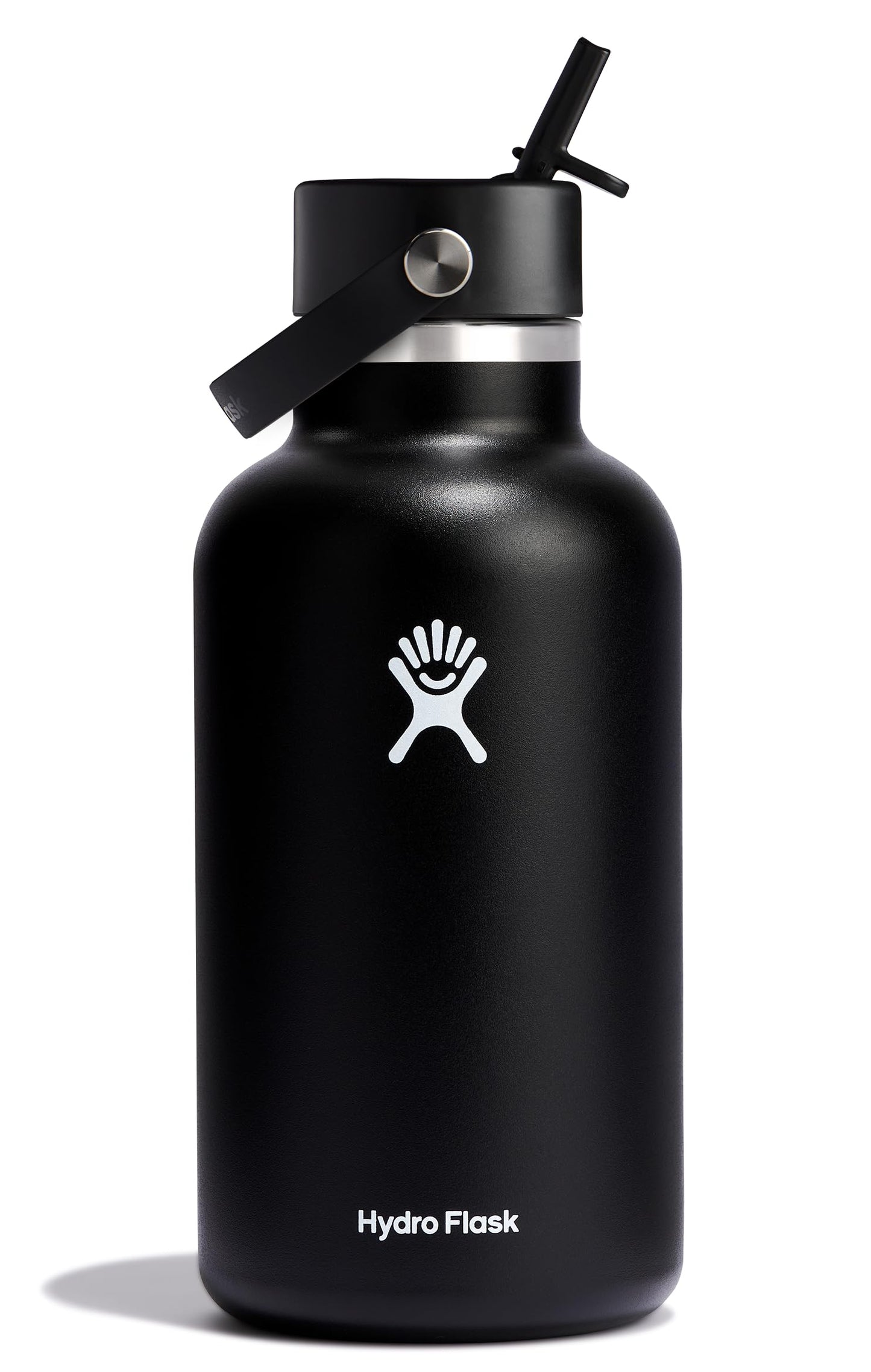 Hydro Flask 32 Oz Wide Flex Straw Cap Bottle - Insulated Stainless Steel - Wide Straw Lid, Non Spill, Leakproof in Jelly Pink
