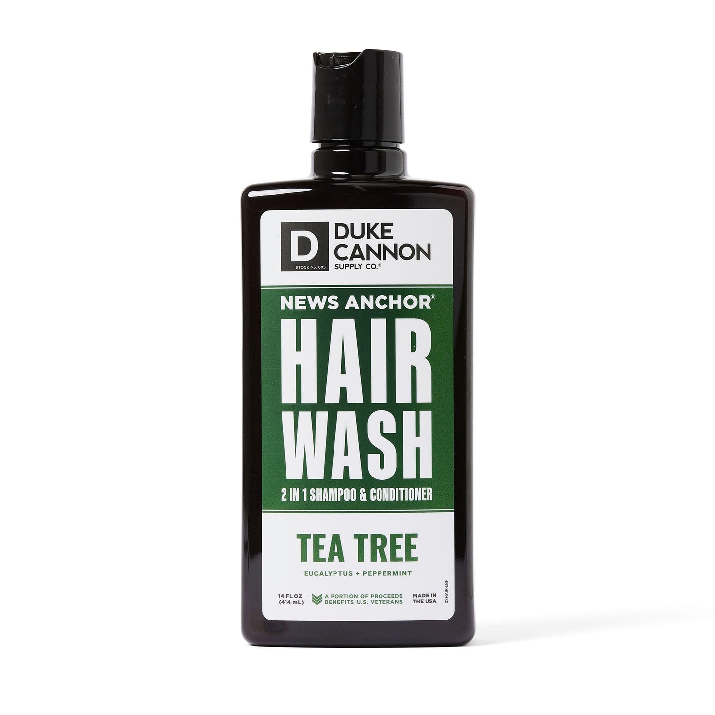Duke Cannon News Anchor® 2-in-1 Hair Wash - Sawtooth, 14 oz.