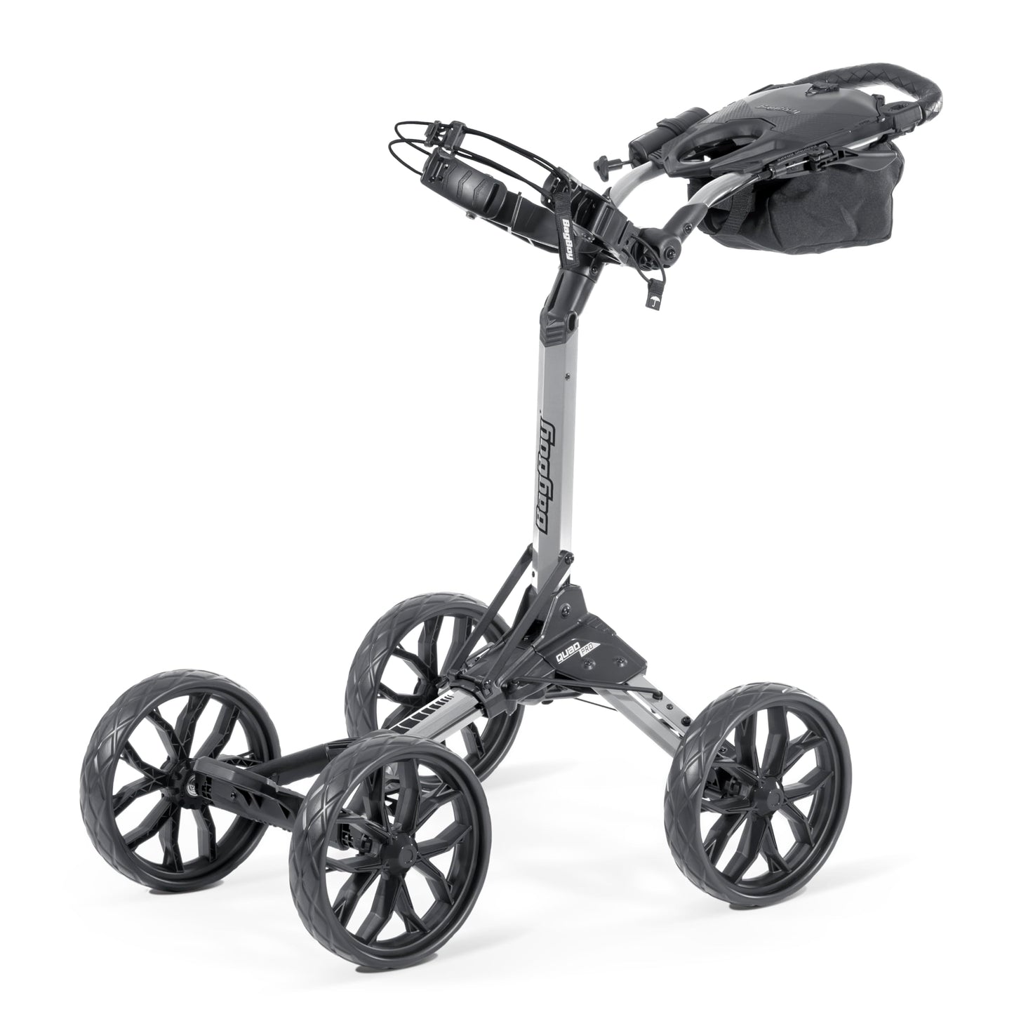 Bag Boy Quad Pro Push Cart, Green/Black