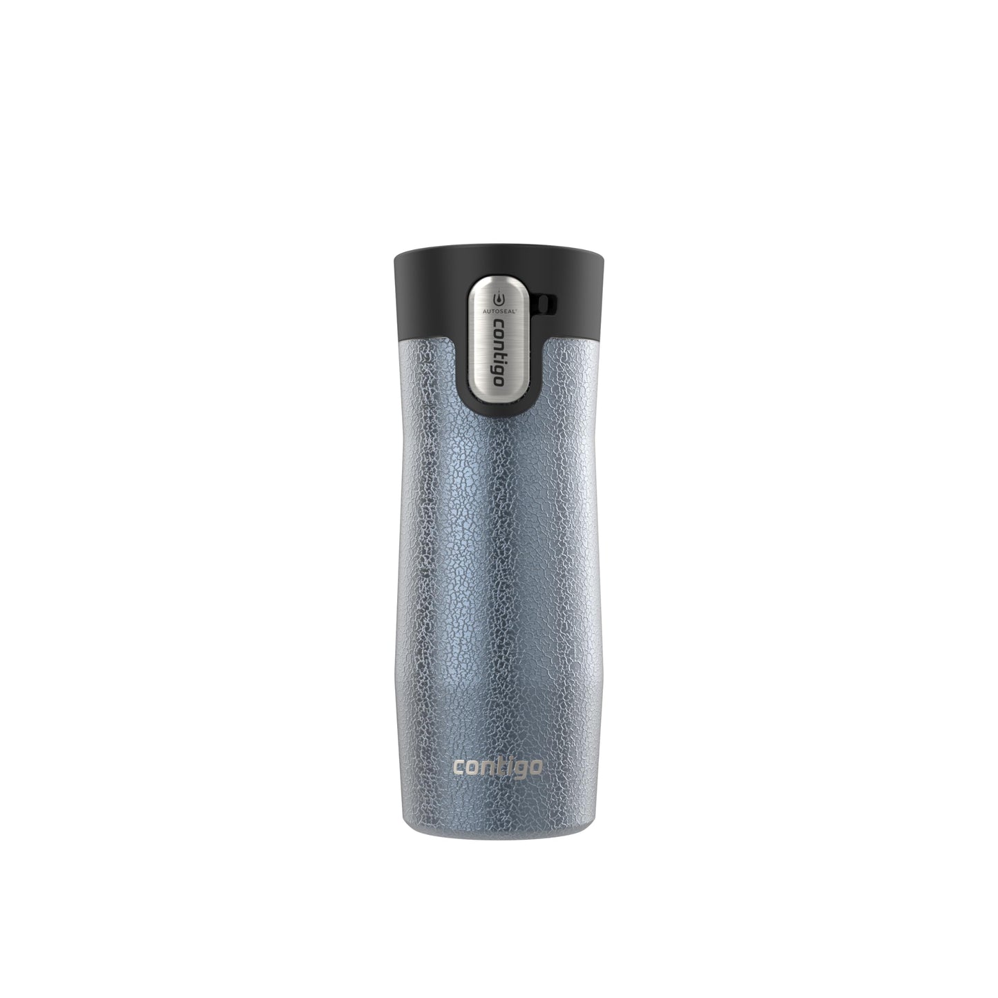 Contigo West Loop Stainless Steel Travel Mug with AUTOSEAL Lid, 16oz., Stainless Steel/Black